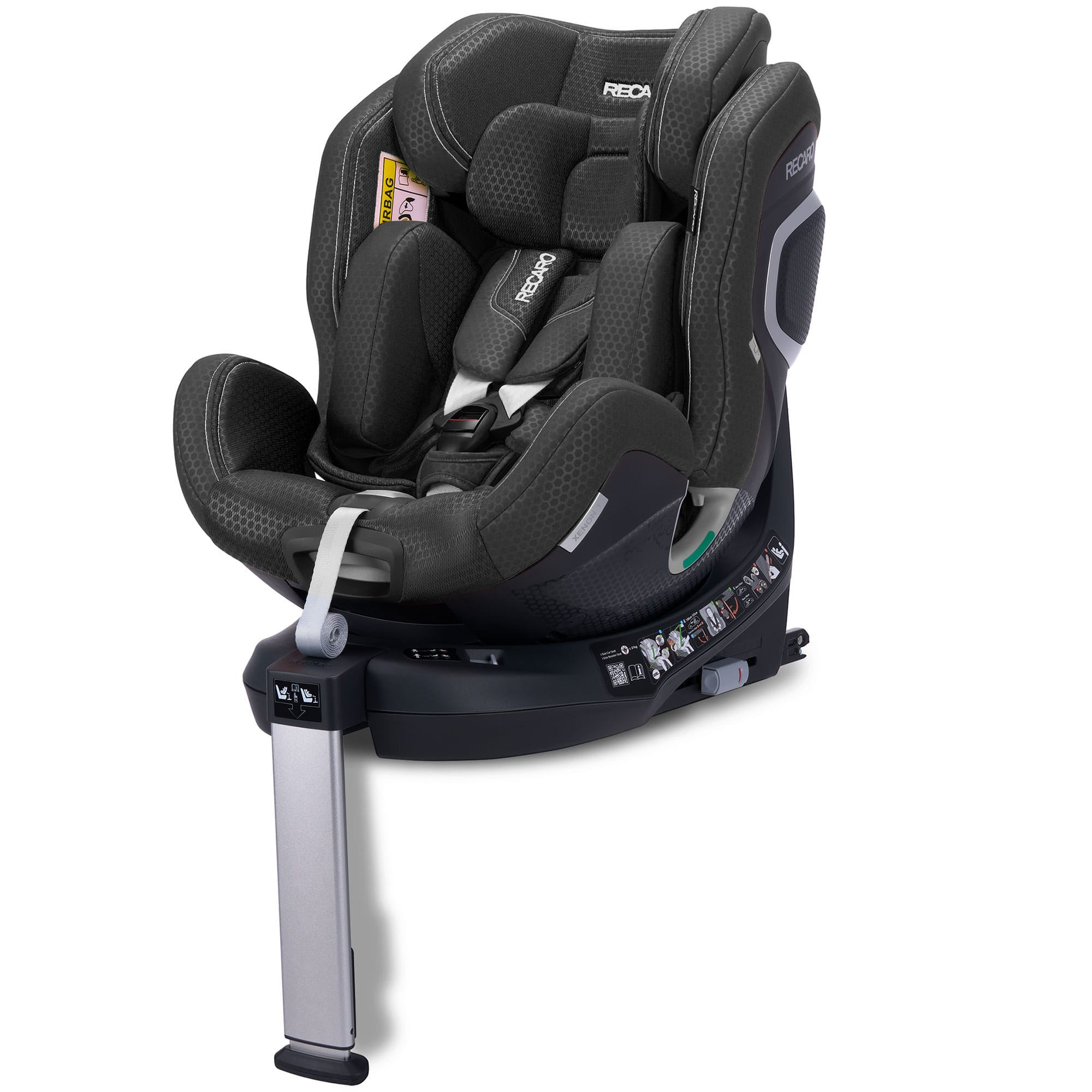 Recaro Xenon 1 Multi Stage Baby Car Seat 40-125cm in Fresh Black Toddler Car Seats B1102051 4260621468559