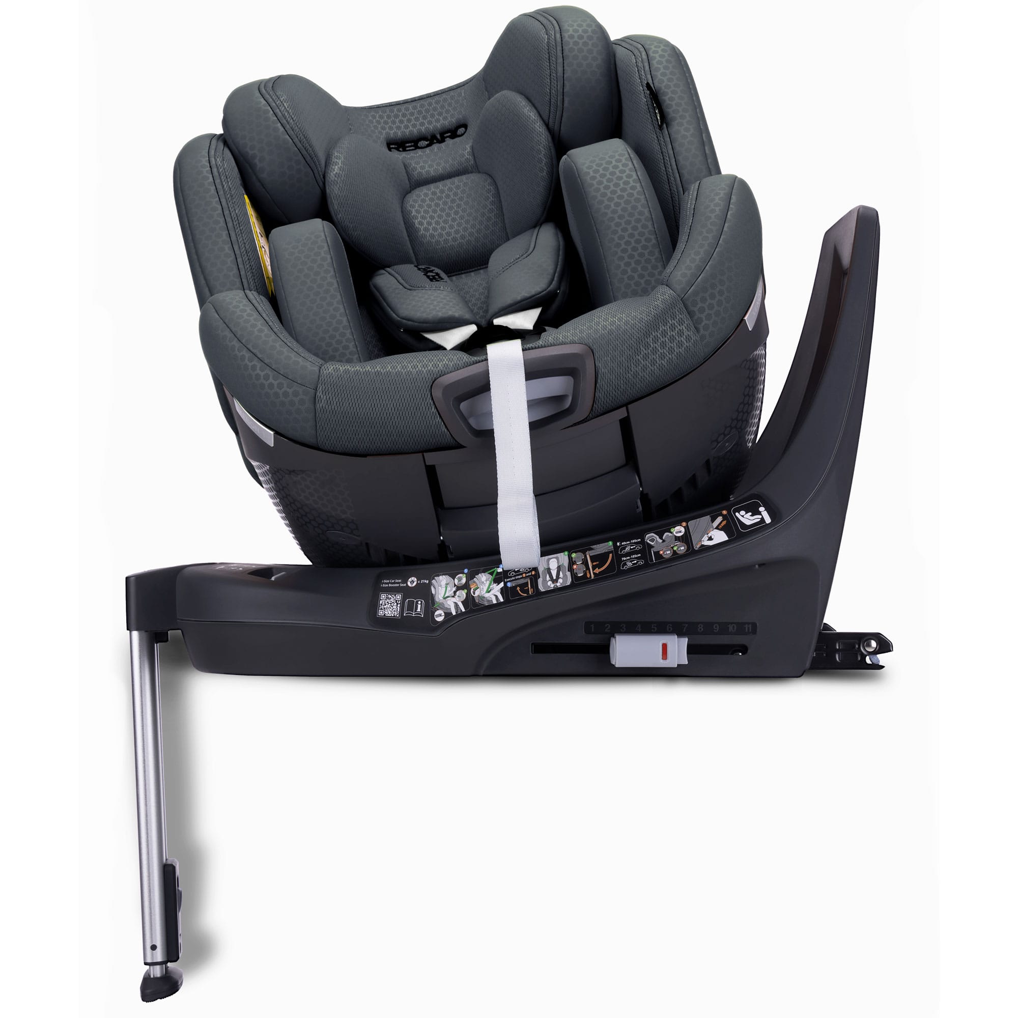 Recaro Xenon 1 Multi Stage Baby Car Seat 40-125cm in Gallant Grey Toddler Car Seats B1102059 4260621468634