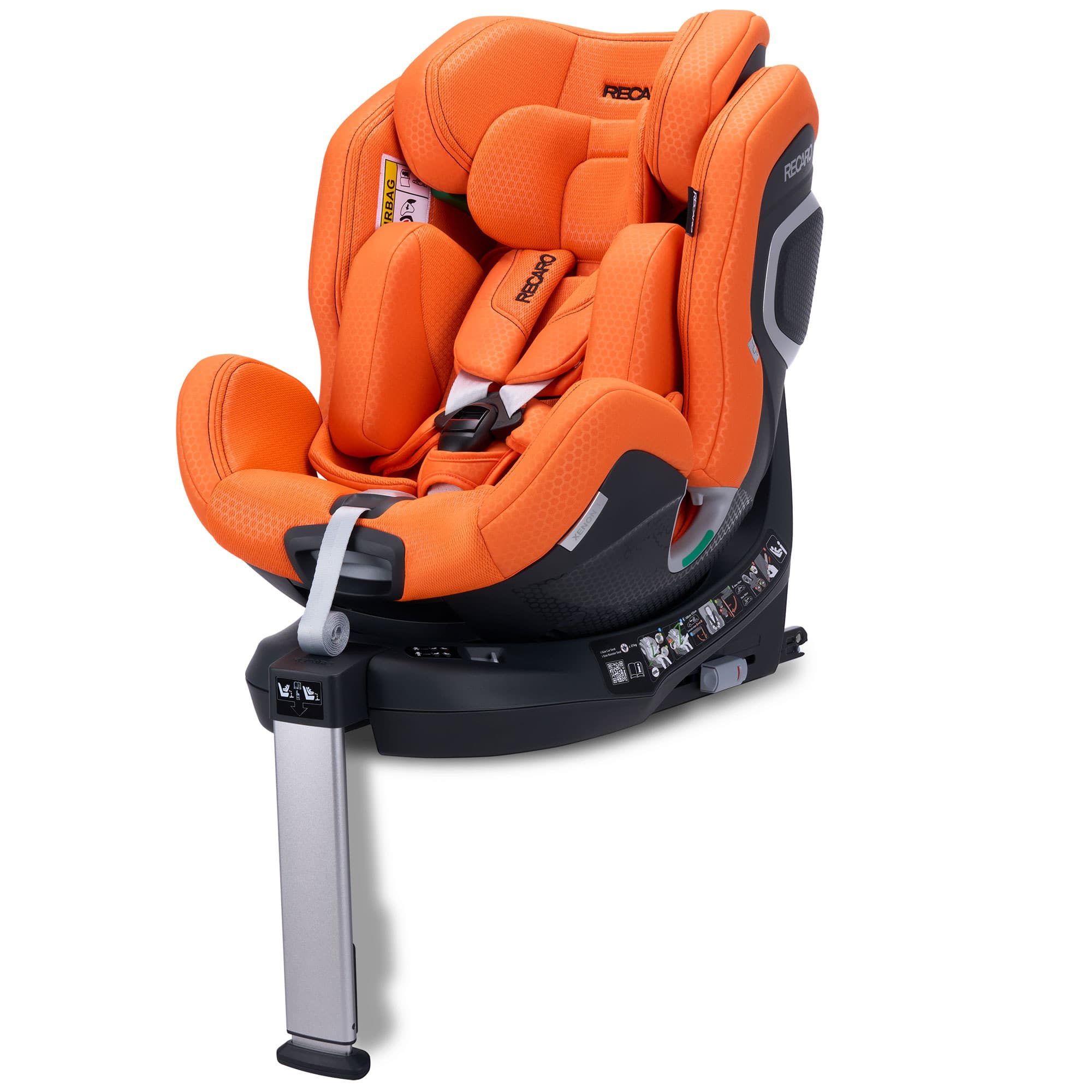 Recaro Xenon 1 Multi Stage Baby Car Seat 40-125cm in Vibrant Orange Toddler Car Seats B1102053 4260621468573