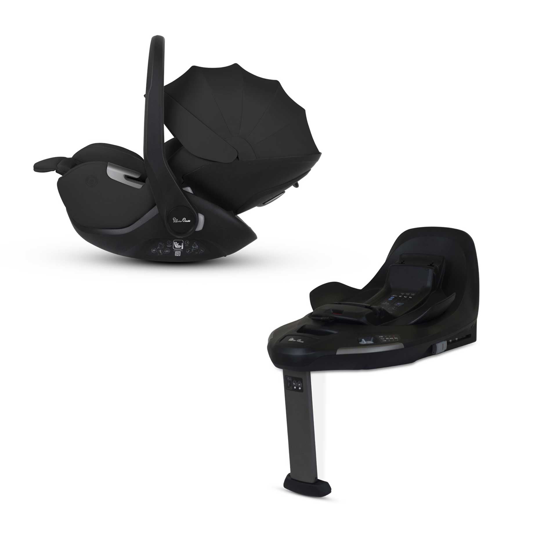 Silver Cross Glide Plus 360 Car Seat in Iconic Black Baby Car Seats SX456.IB-1 5055836930903