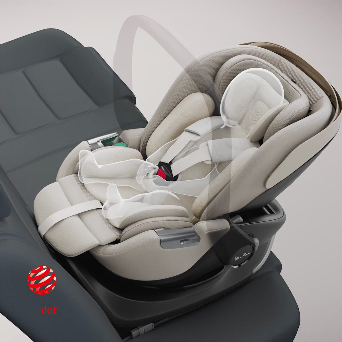 Silver Cross Glide Plus 360 Car Seat in Timeless Cocoa Baby Car Seats