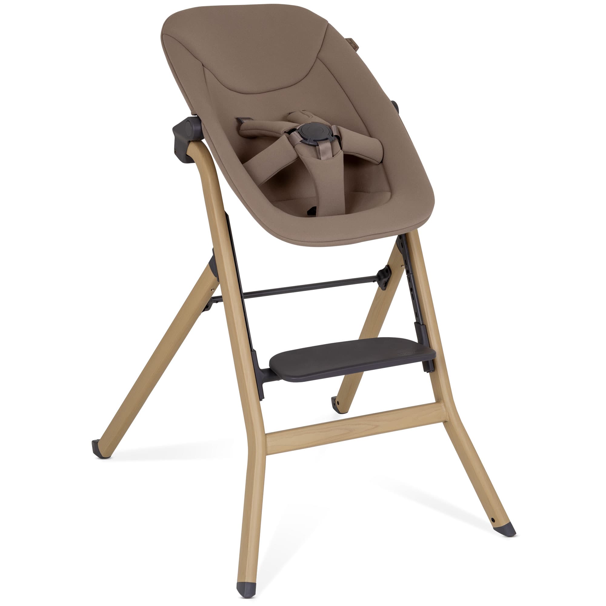 Silver Cross Nest & Nurture Highchair 4 in 1 Highchair & Baby Bouncer in Biscuit Baby Highchairs SX7052.BS 5055836935090