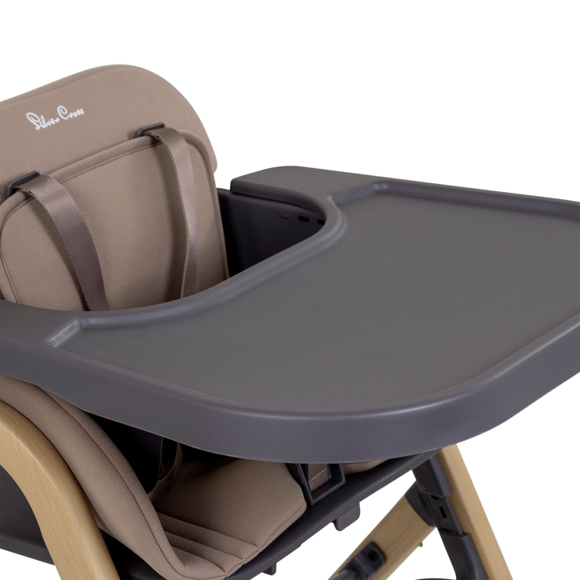 Silver Cross Nest & Nurture Highchair in Biscuit Baby Highchairs SX7051.BS 5055836935083