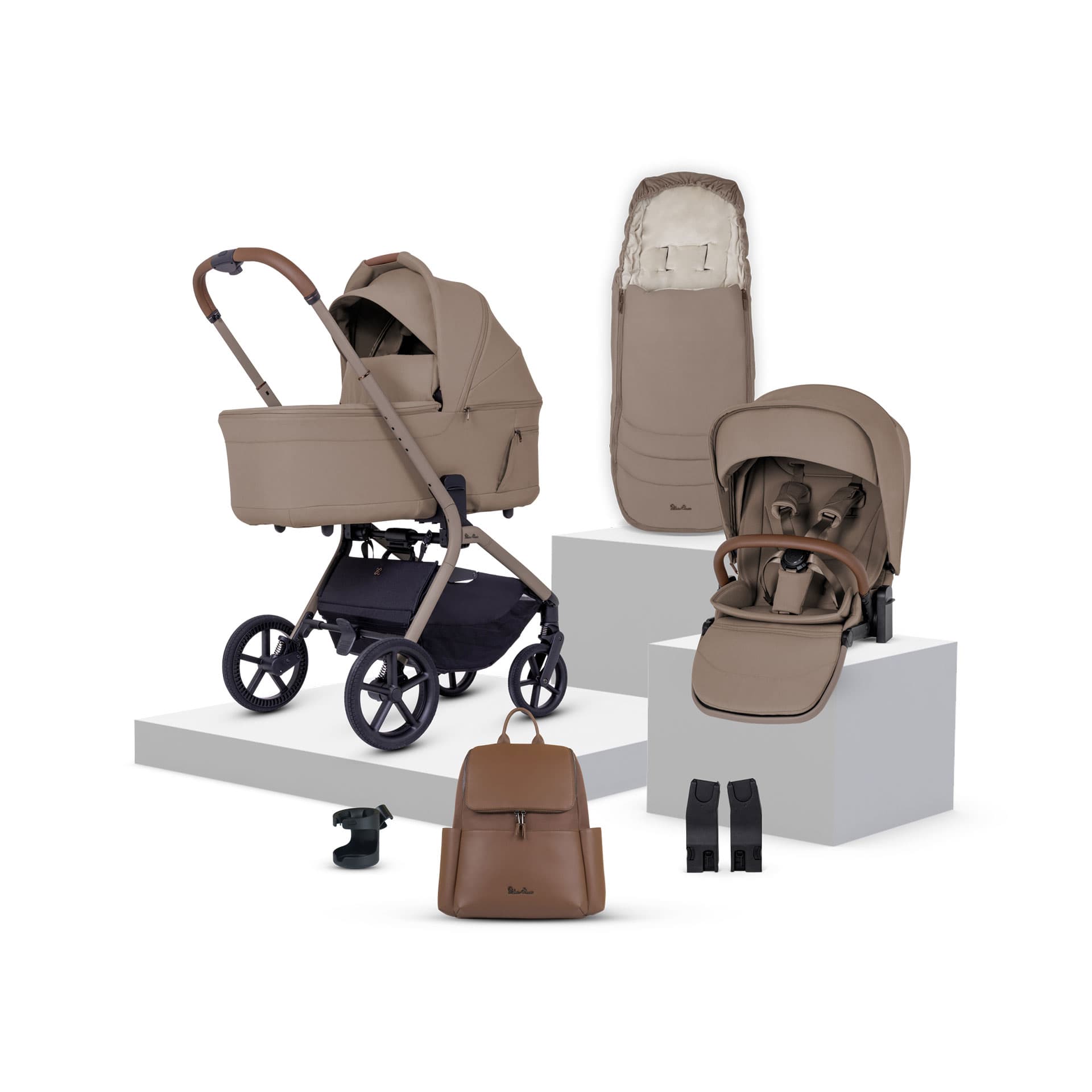 Silver Cross Breez Accessory Bundle in Champagne Baby Prams IBA.CP1 5055836934659