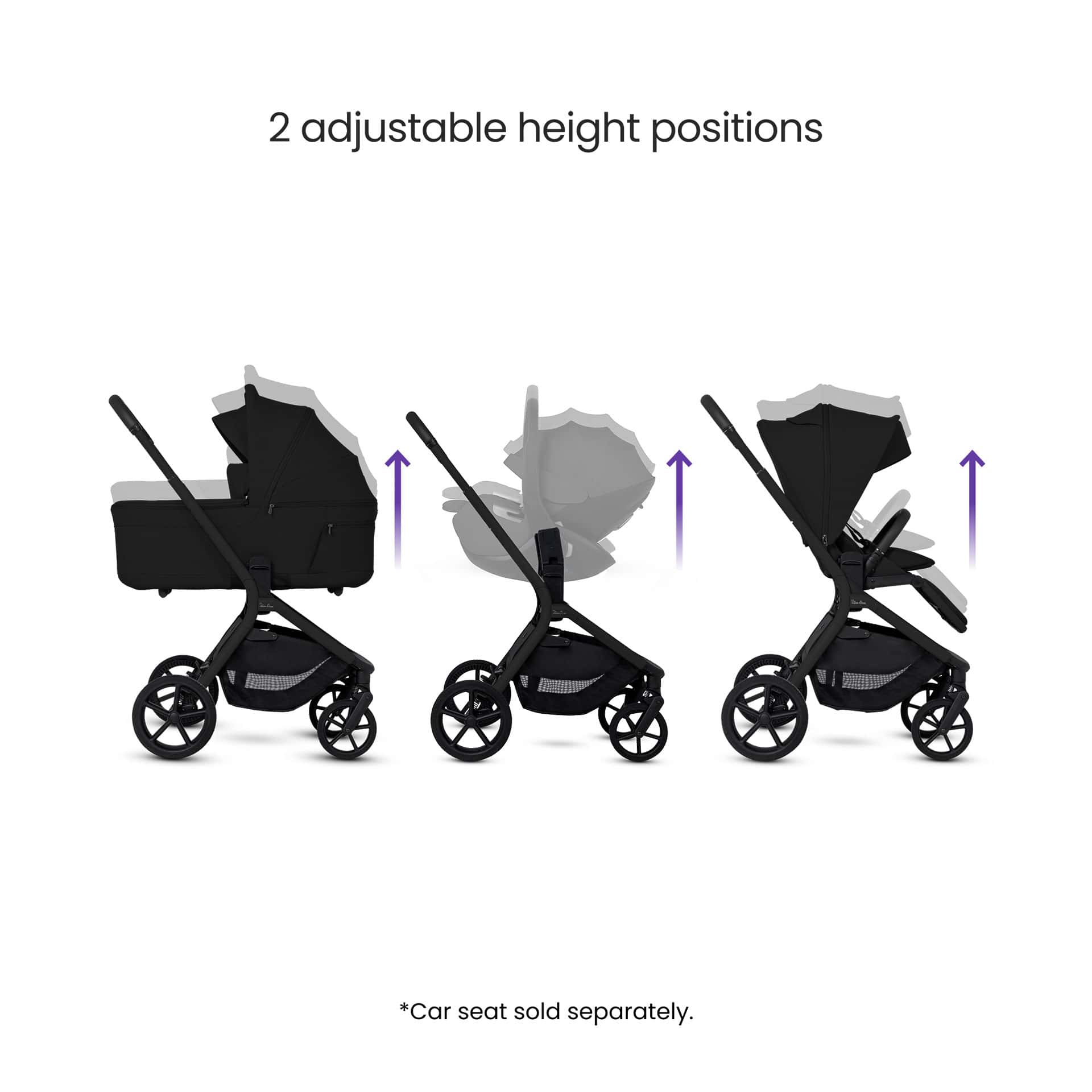 Silver Cross Breez Accessory Bundle in Onyx Baby Prams IBA.OX1 5055836934673