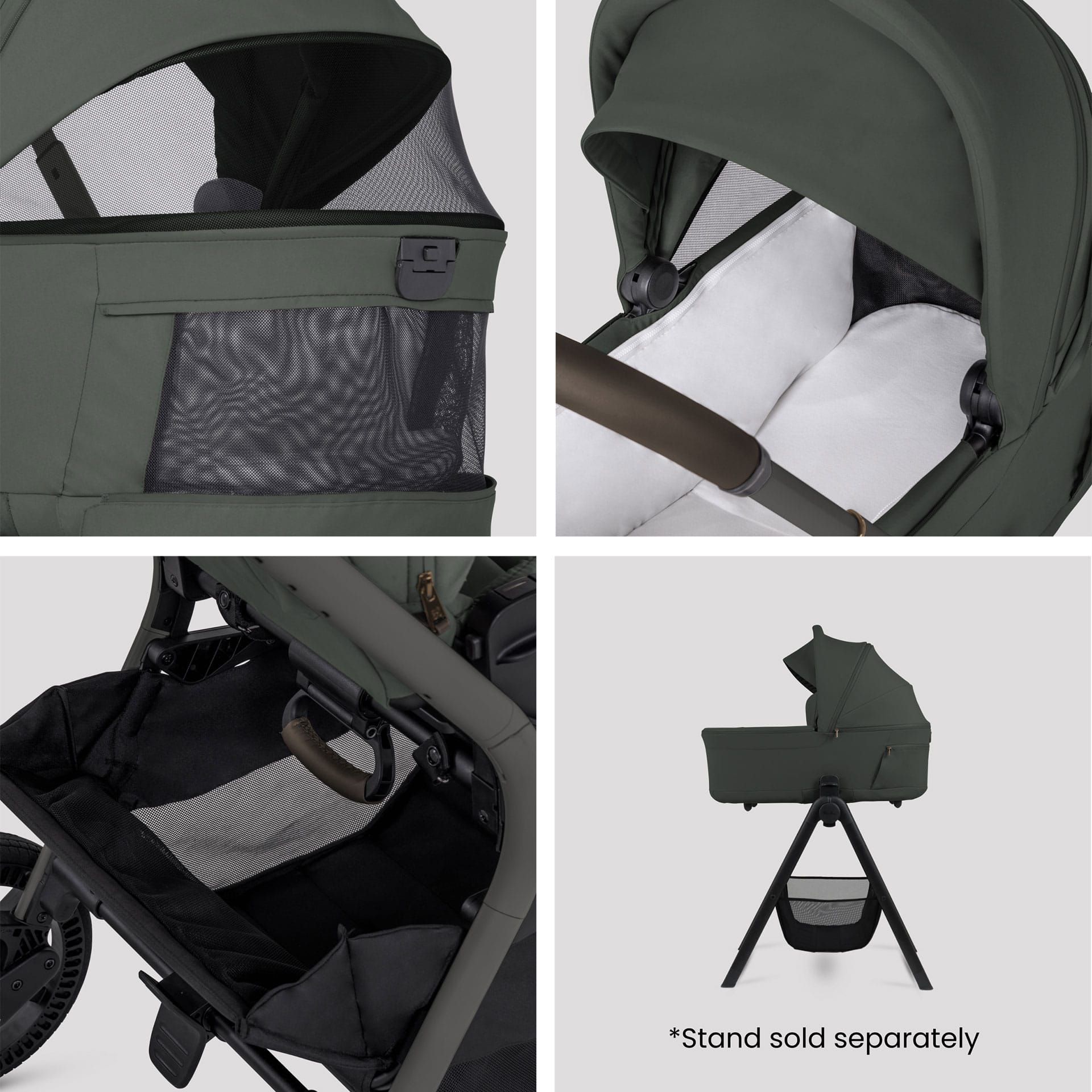 Silver Cross Breez Accessory Bundle in Pewter Baby Prams IBA.PW1 5055836934680