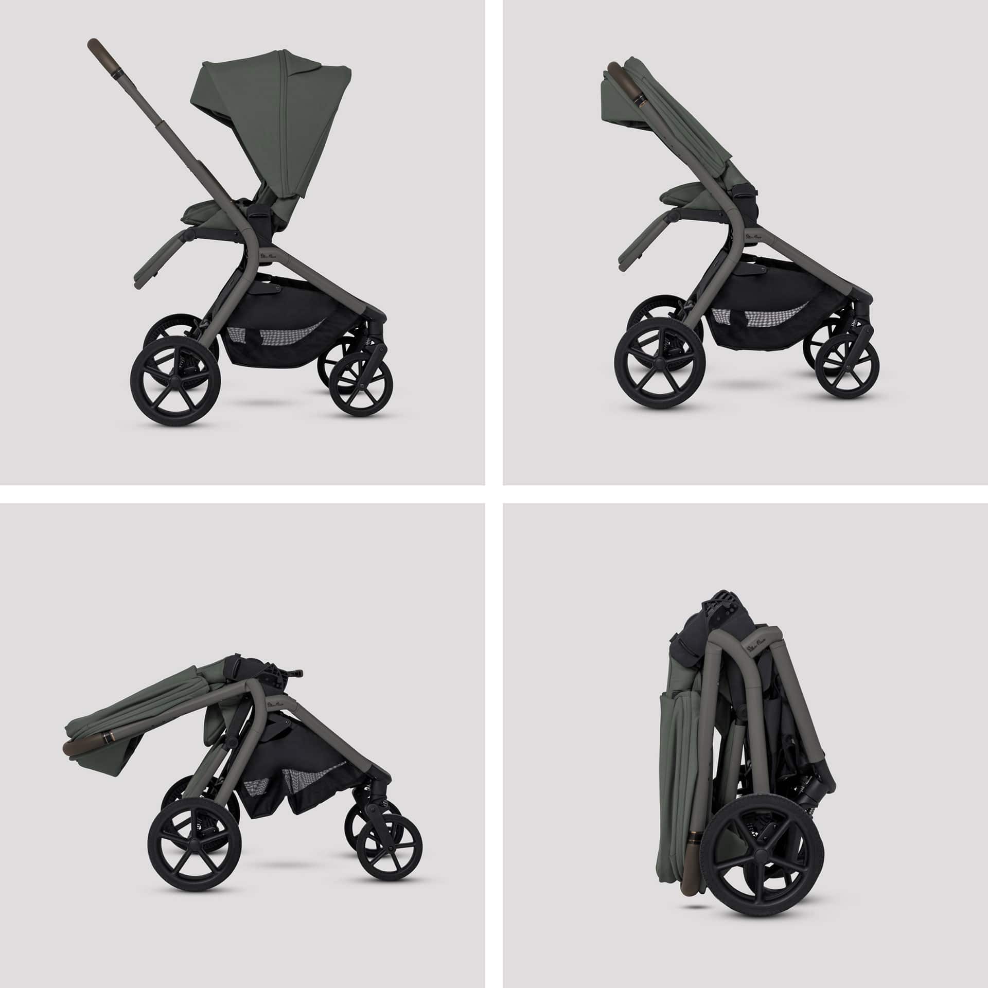 Silver Cross Breez Accessory Bundle in Pewter Baby Prams IBA.PW1 5055836934680