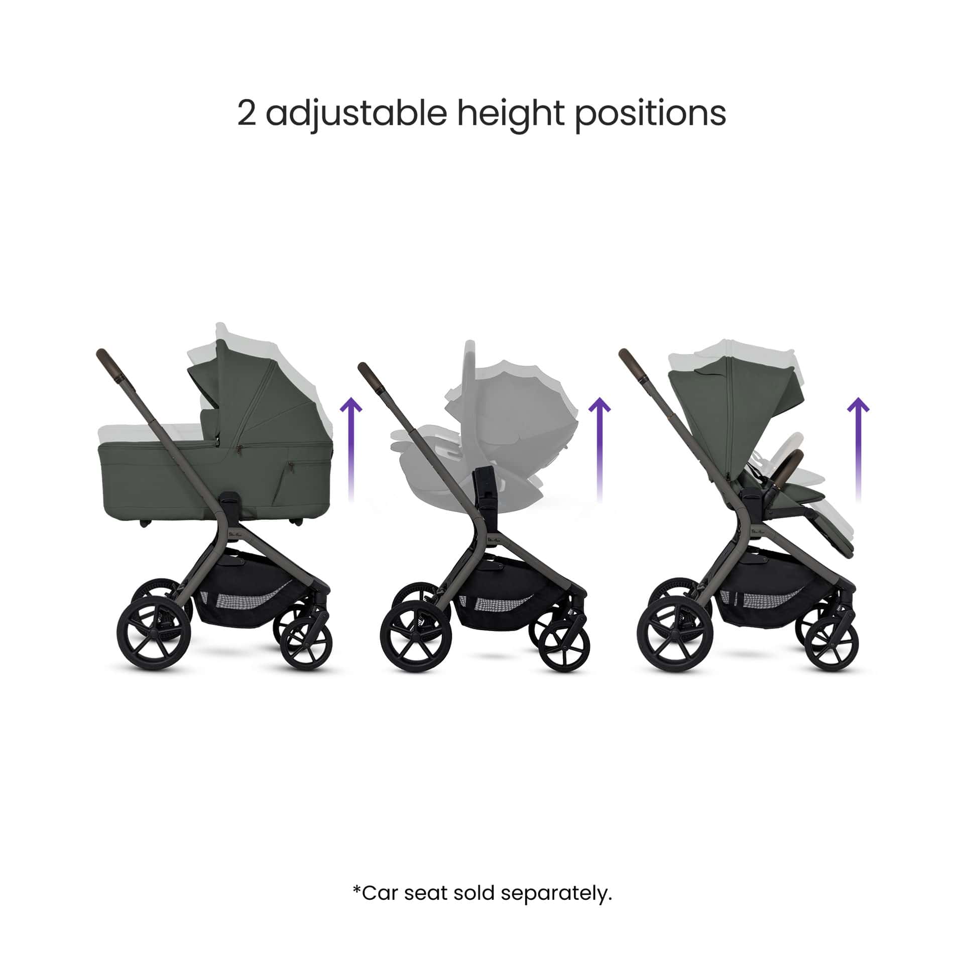 Silver Cross Breez Accessory Bundle in Pewter Baby Prams IBA.PW1 5055836934680