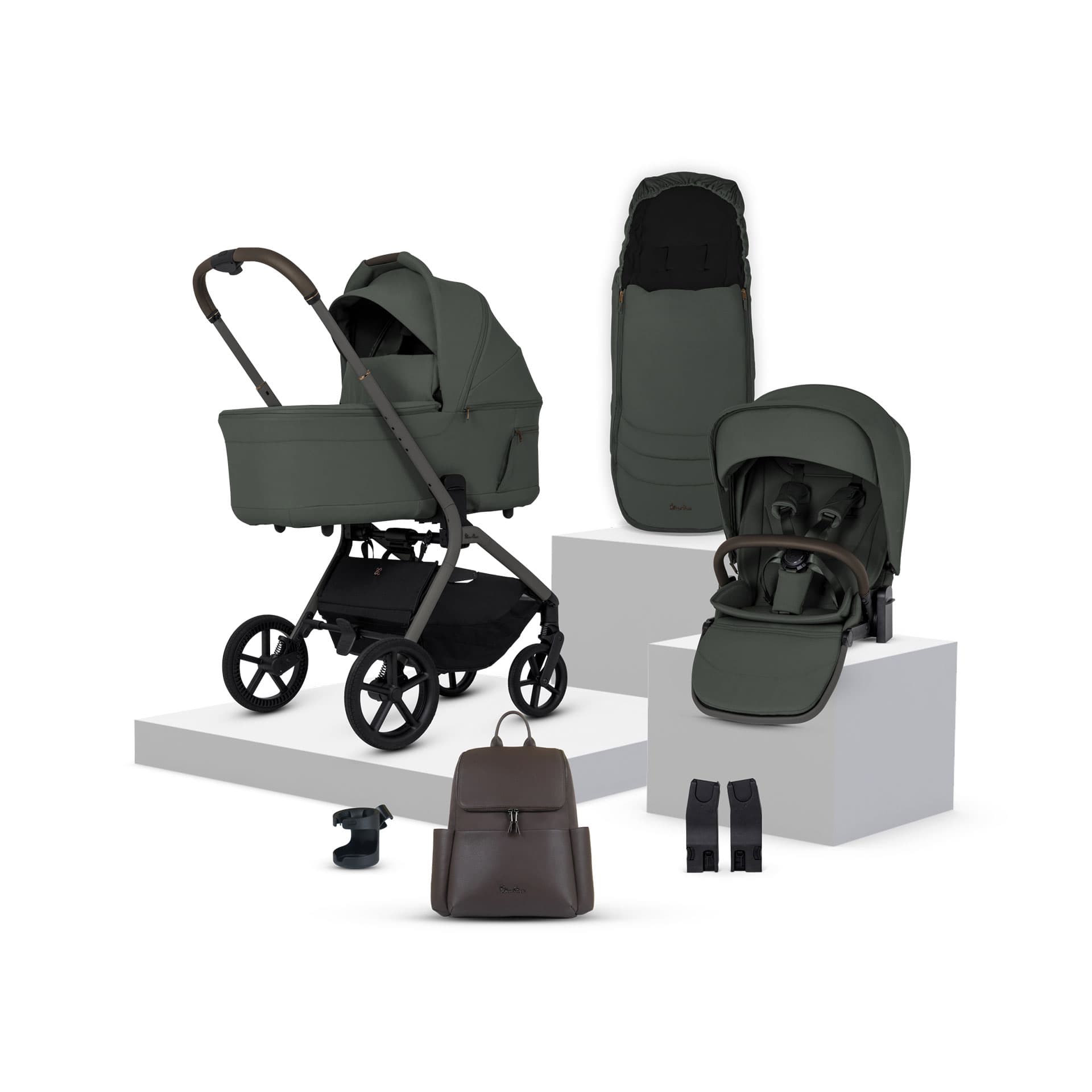 Silver Cross Breez Accessory Bundle in Pewter Baby Prams IBA.PW1 5055836934680