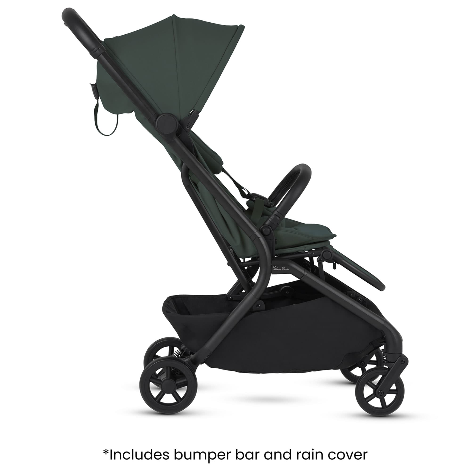 Silver Cross Nia Stroller with Carrycot in Conifer Baby Prams INSC.CF 5055836934154