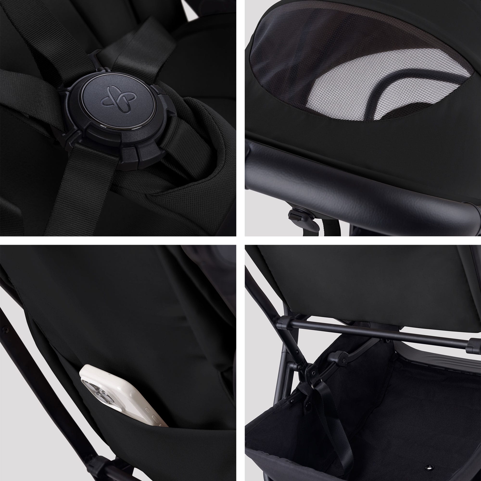 Silver Cross Nia Stroller with Carrycot in Onyx Baby Prams INSC.OX 5055836934130