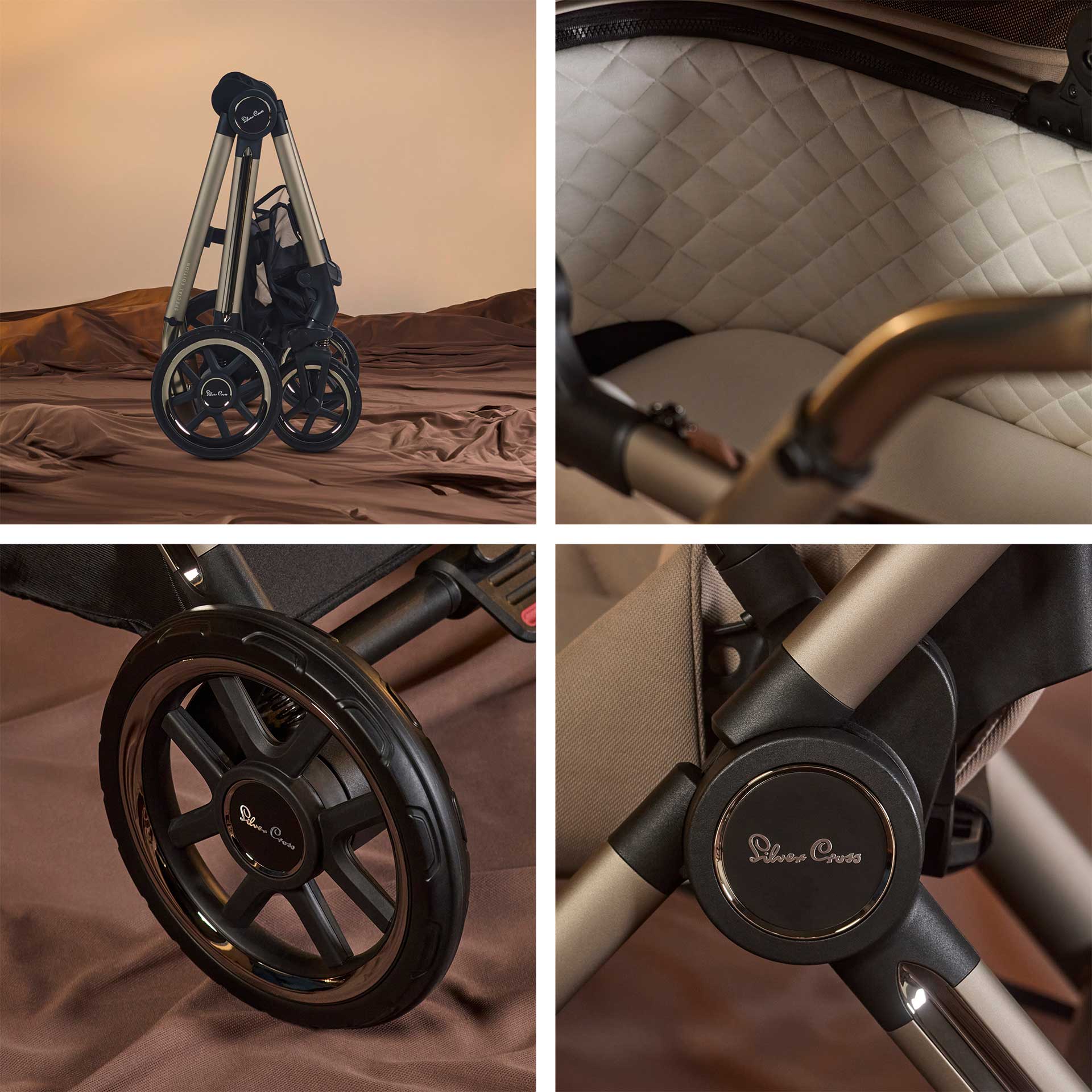 Silver Cross Reef 2 Special Edition Pram - Frappe Baby Prams ISE-FP 5055836928412