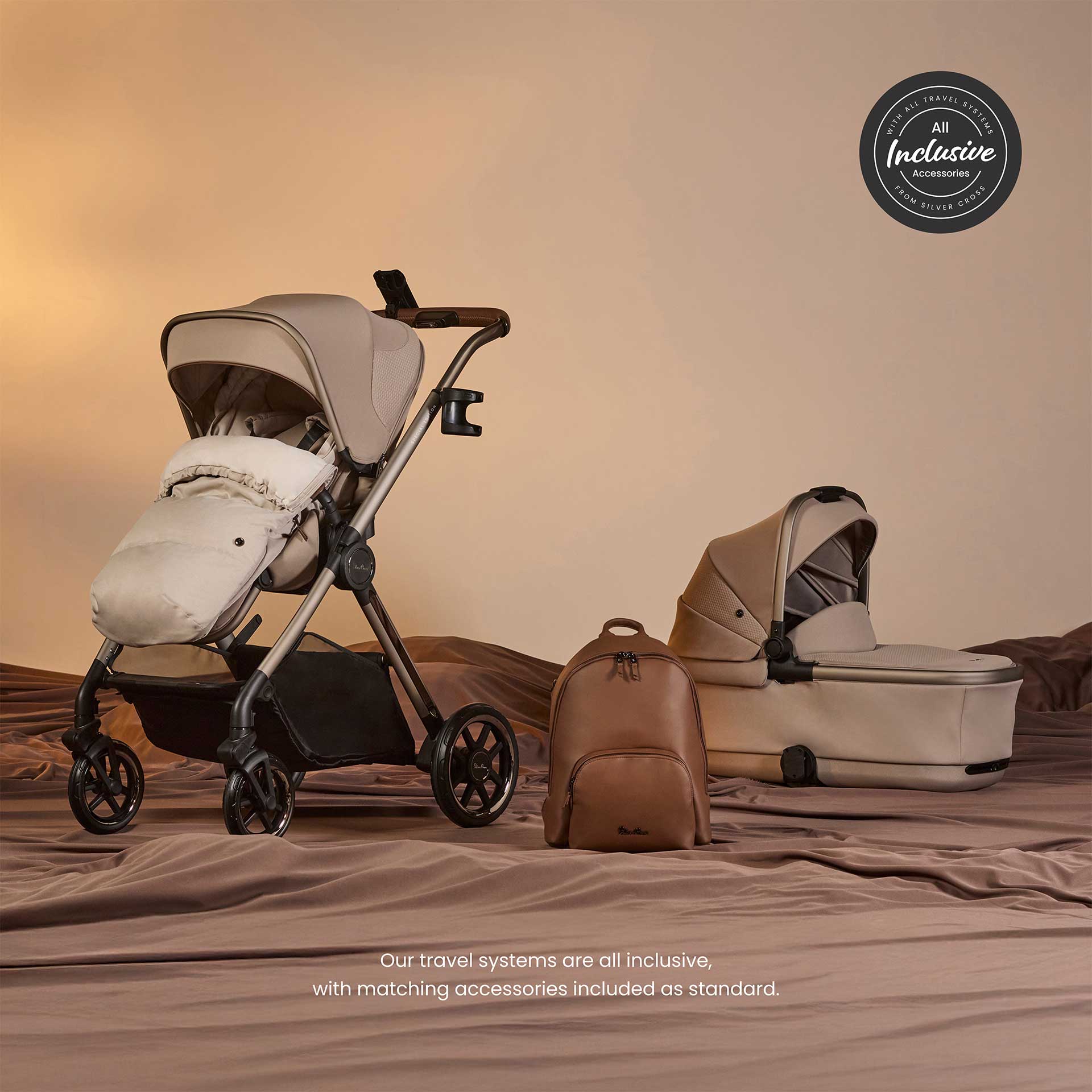 Silver Cross Reef 2 Special Edition Pram - Frappe Baby Prams ISE-FP 5055836928412