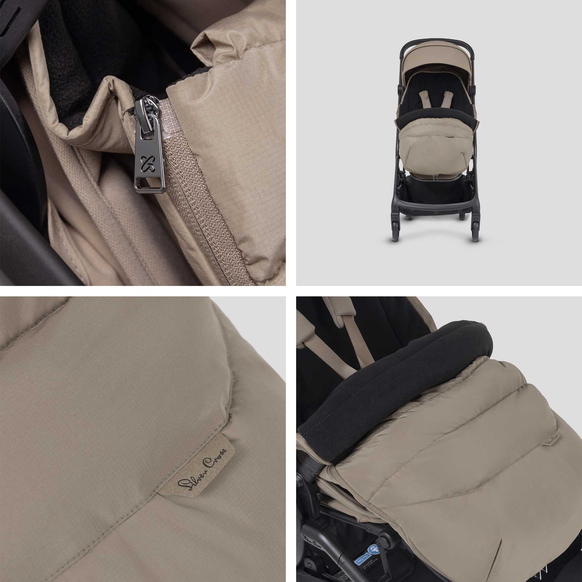 Silver Cross Nia Accessory Pack in Champagne Buggy Accessories NA.CP 5055836934338