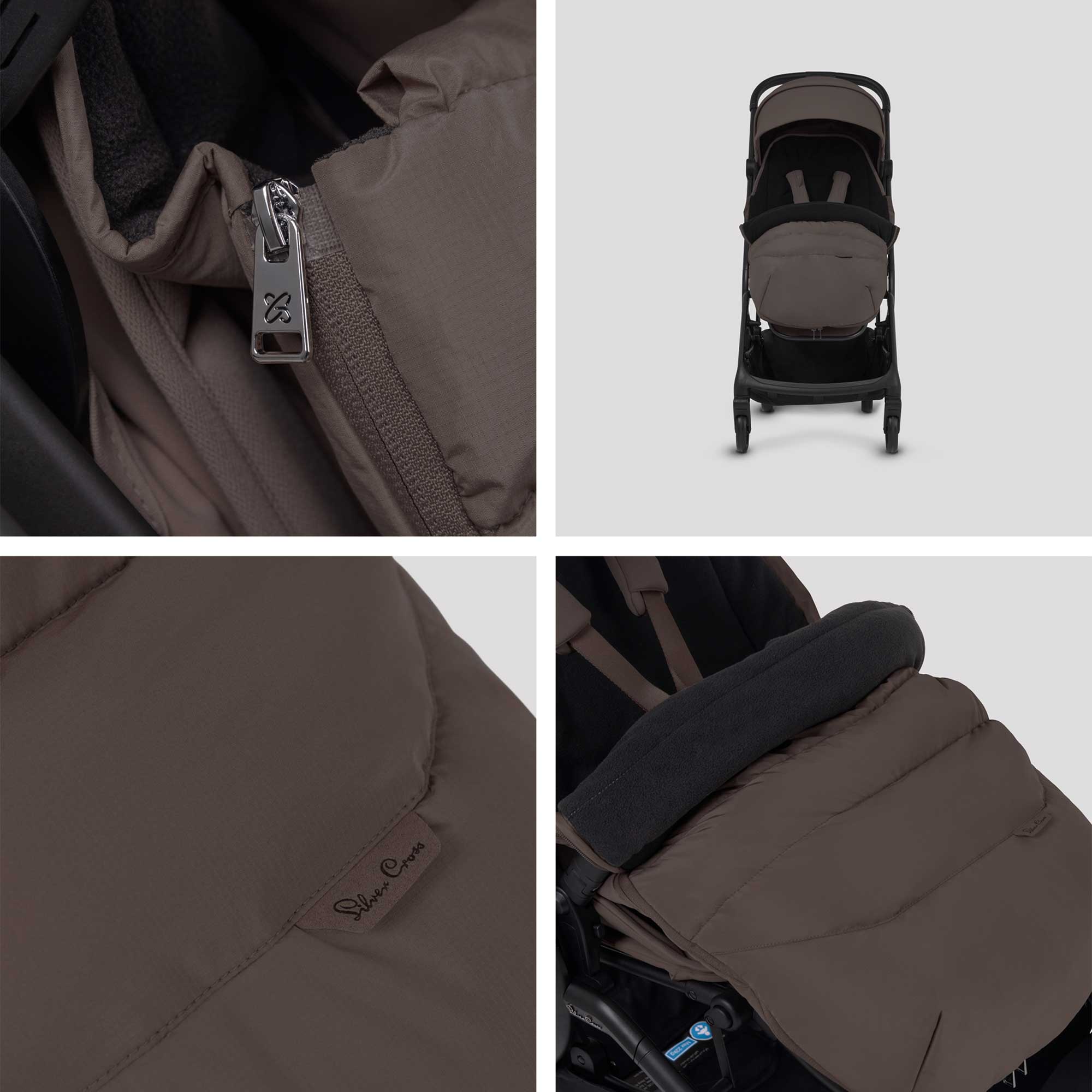 Silver Cross Nia Accessory Pack in Chocolate Buggy Accessories NA.CT 5055836934352