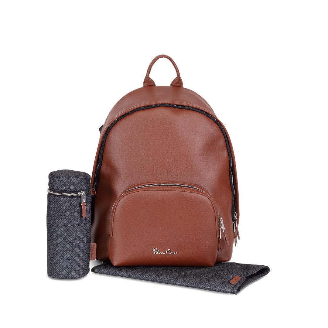 Silver Cross Vegan Rucksack Changing Bag Tan Changing Bags SX5233.TN 5055836923394