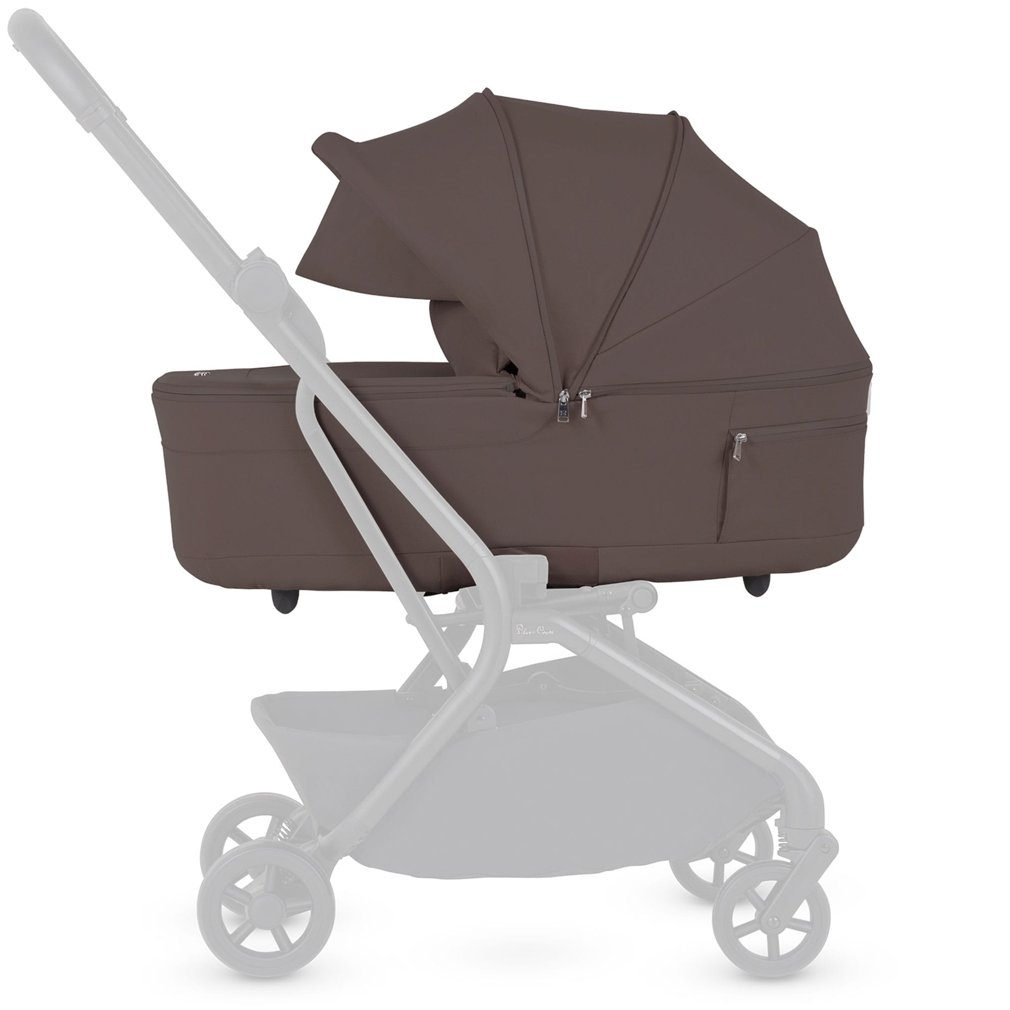 Silver Cross Nia Carrycot in Chocolate Chassis & Carrycots SX2348.CT 5055836933645