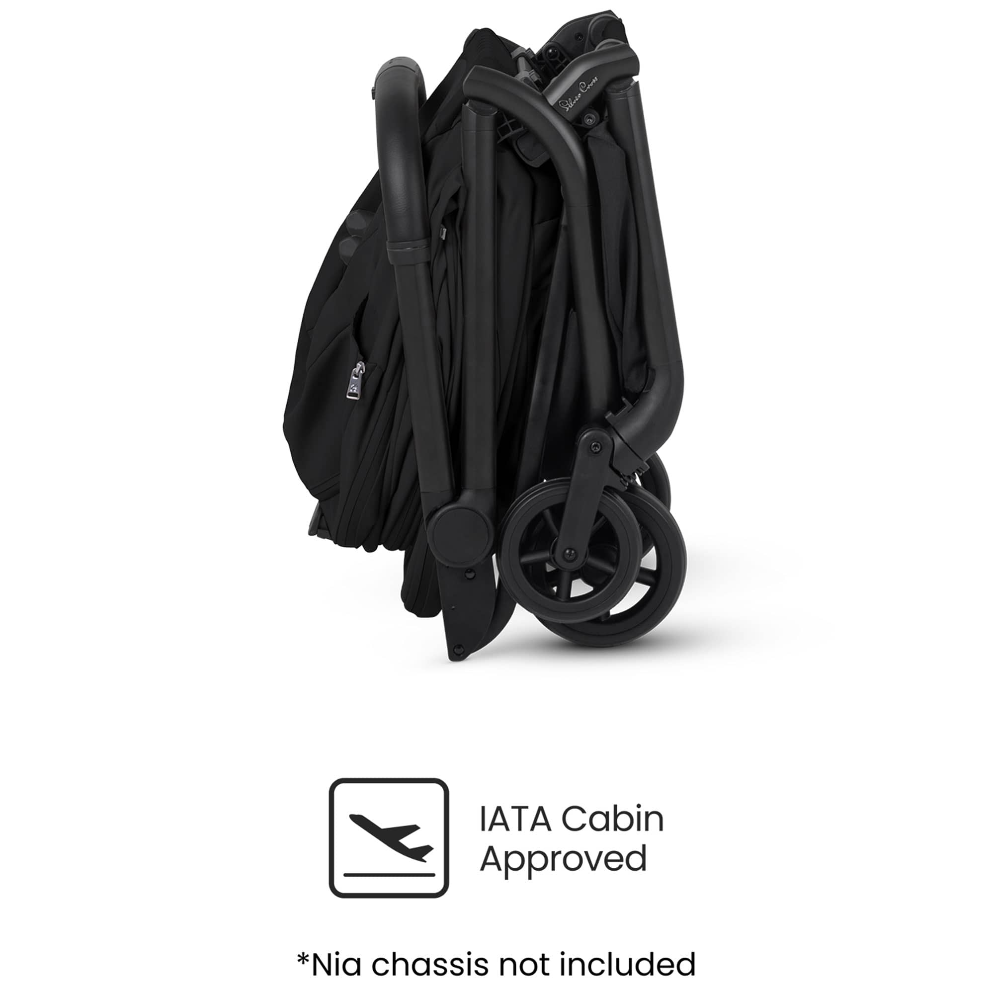 Silver Cross Nia Carrycot in Onyx Chassis & Carrycots SX2348.OX 5055836933553