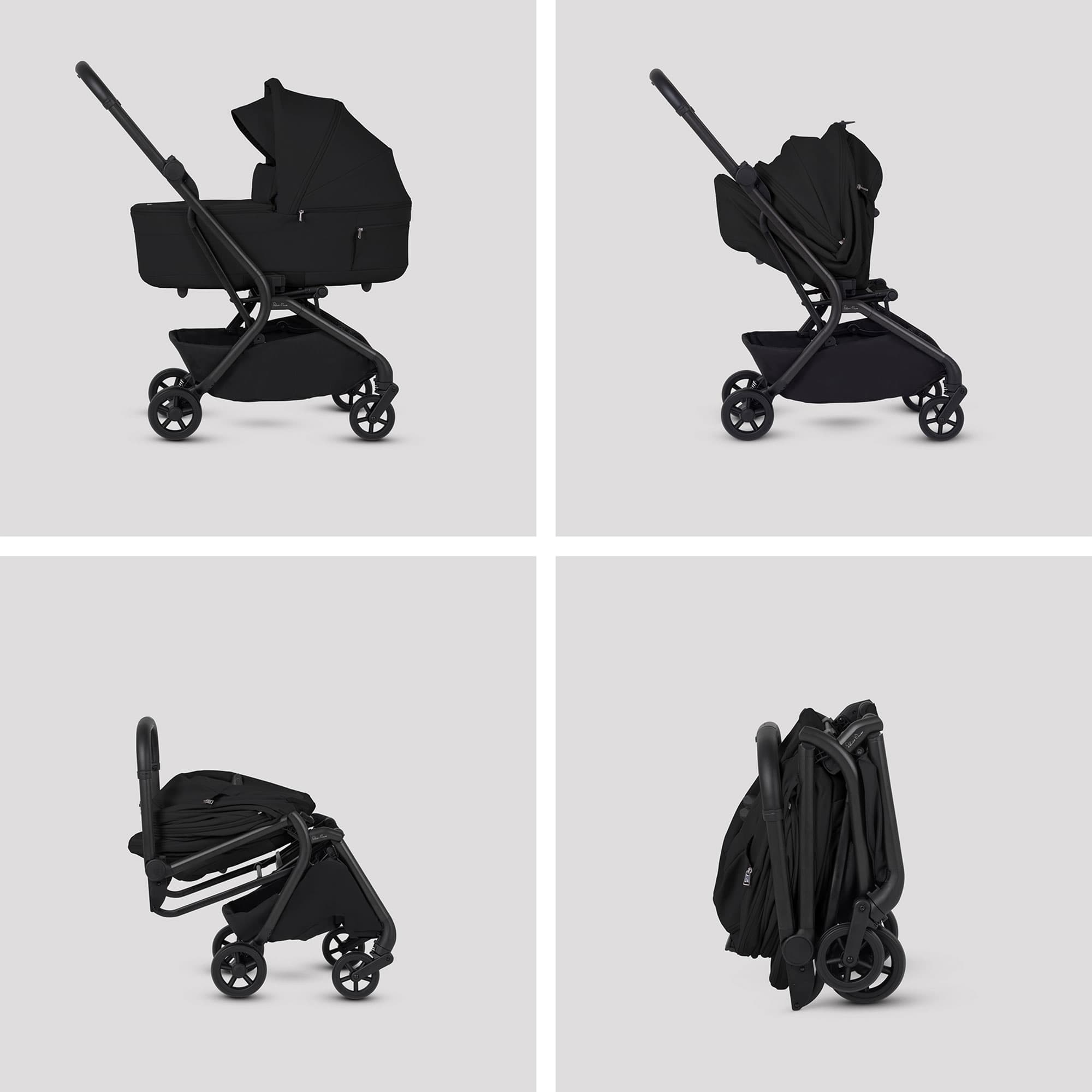 Silver Cross Nia Carrycot in Onyx Chassis & Carrycots SX2348.OX 5055836933553