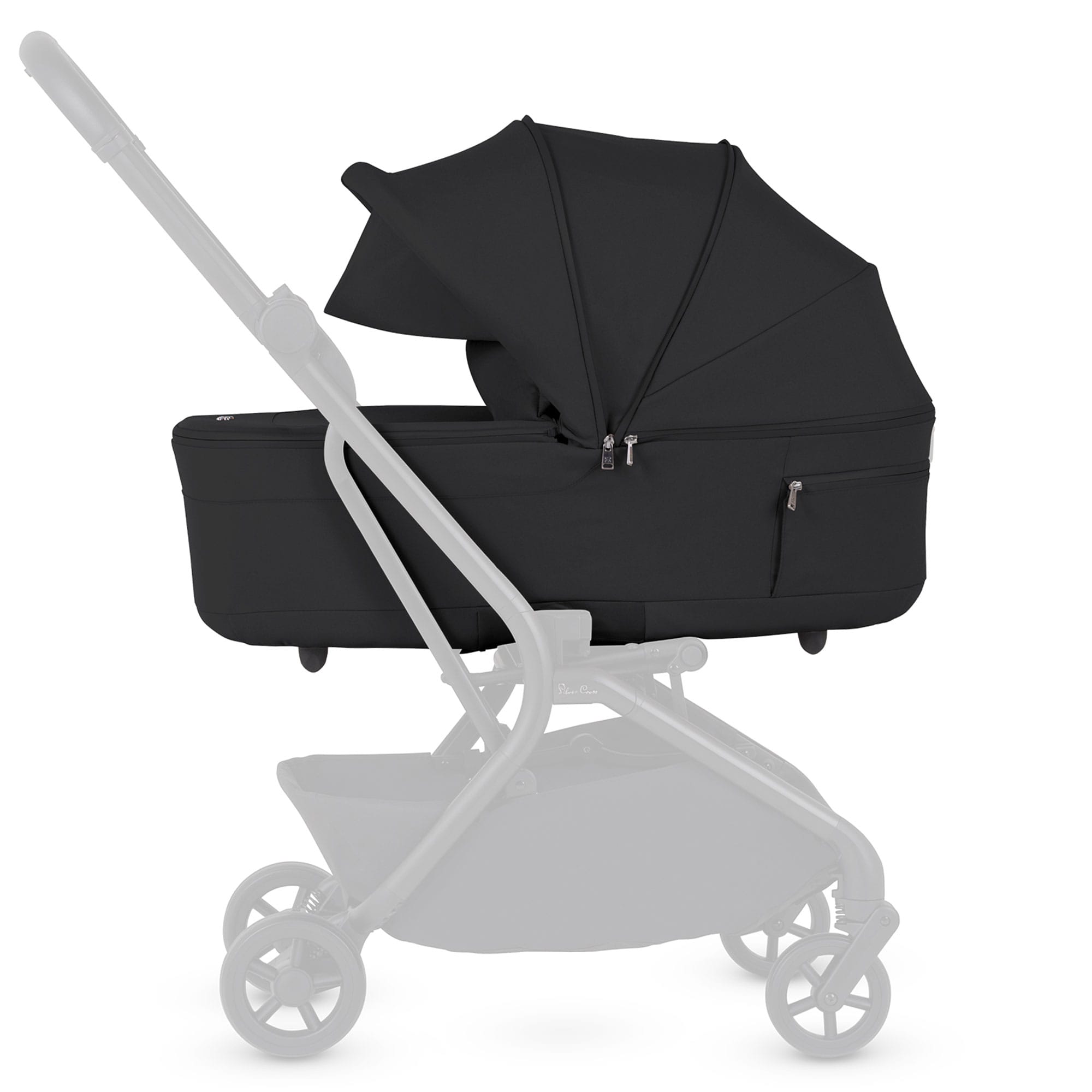 Silver Cross Nia Carrycot in Onyx Chassis & Carrycots SX2348.OX 5055836933553