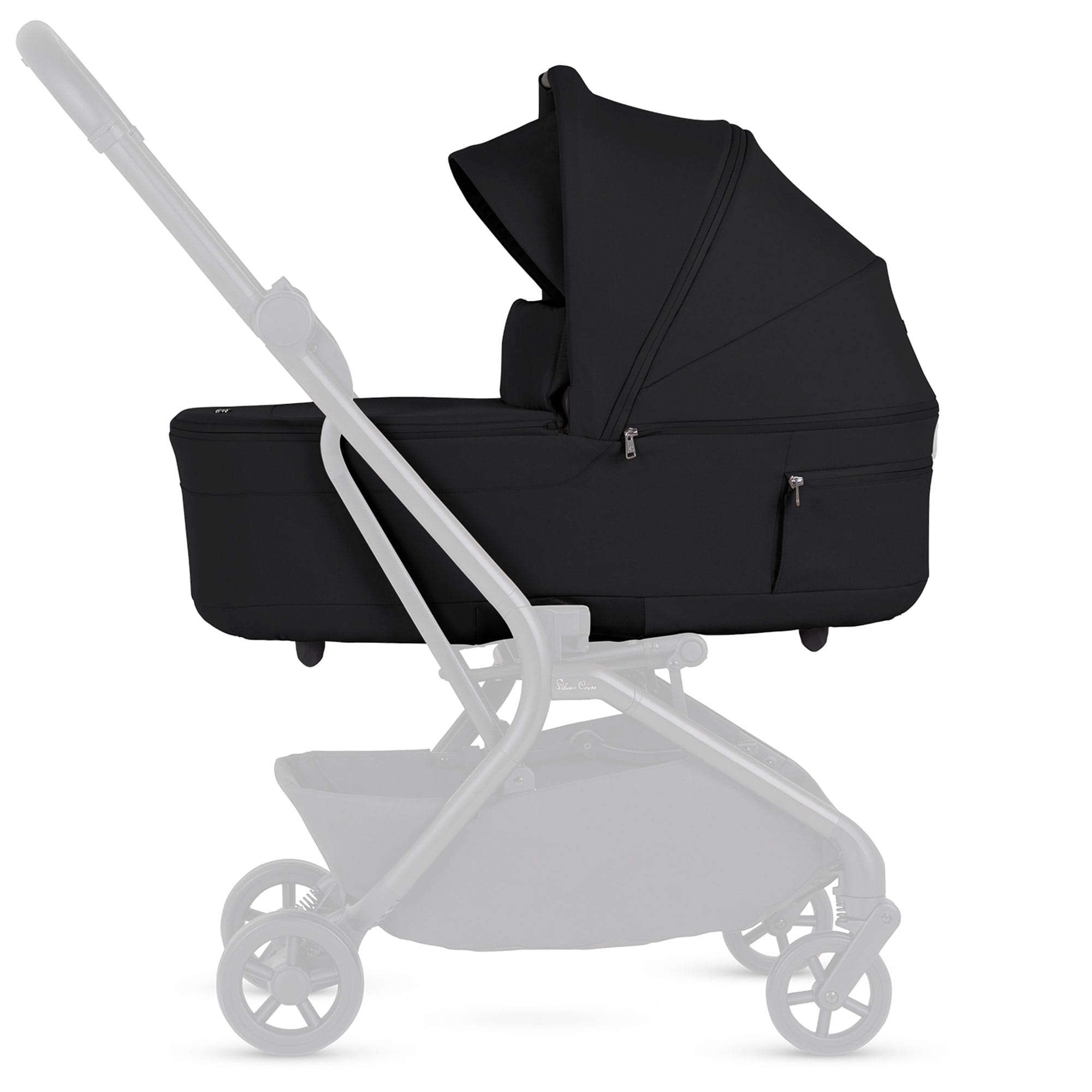 Silver Cross Nia Carrycot in Onyx Chassis & Carrycots SX2348.OX 5055836933553