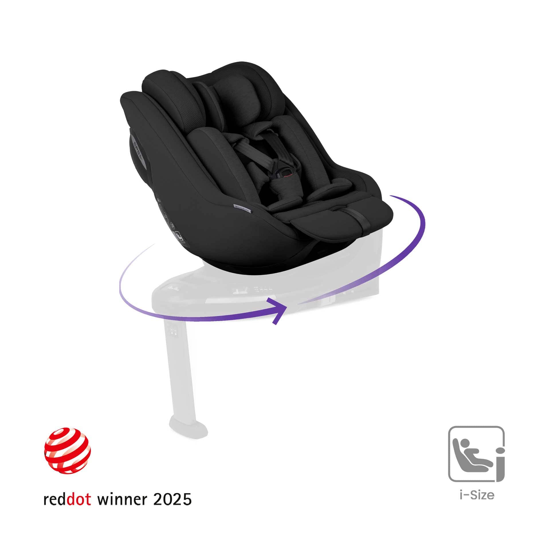 Silver Cross Approach Plus 360 Car Seat in Iconic Black Combination Car Seats