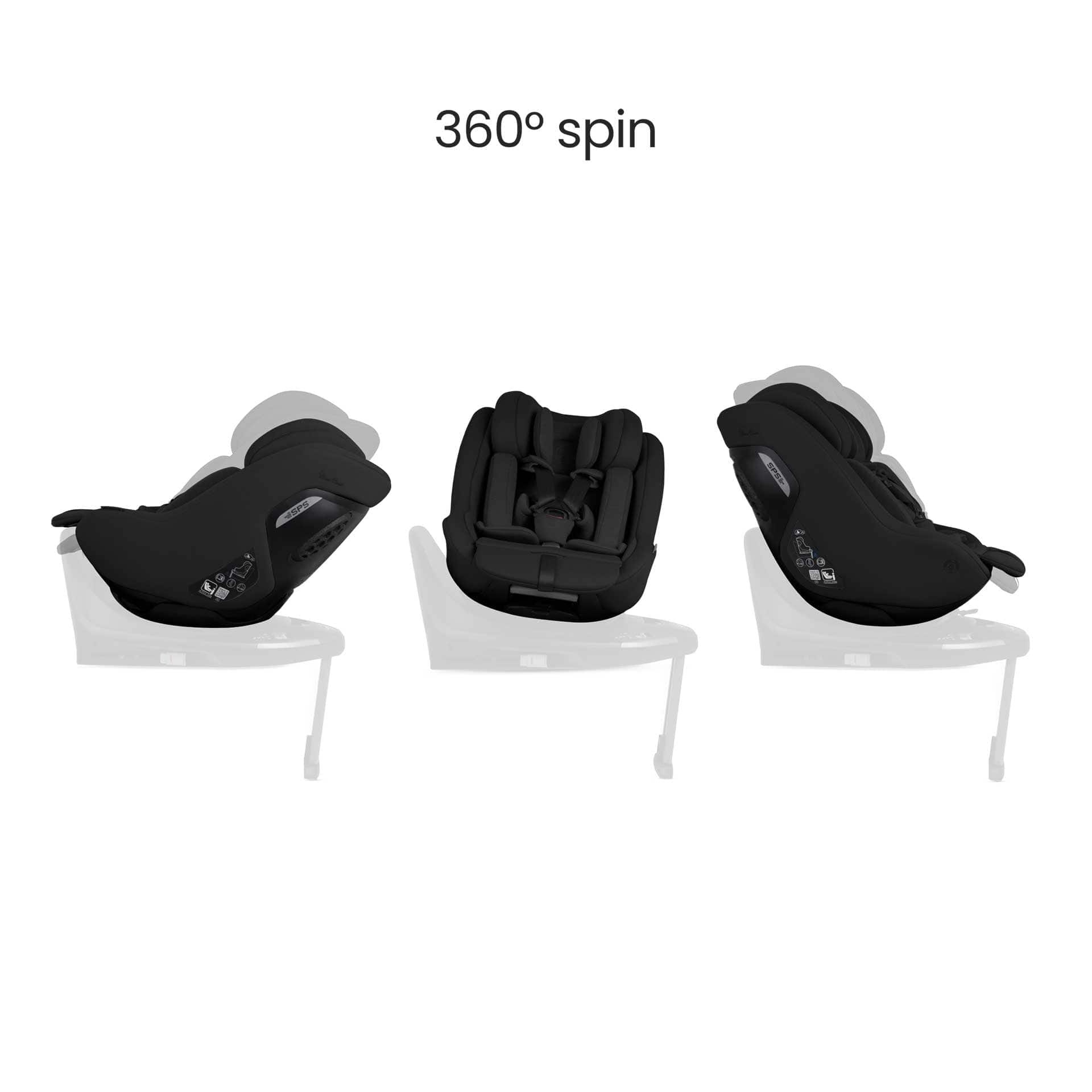 Silver Cross Approach Plus 360 Car Seat in Iconic Black Combination Car Seats