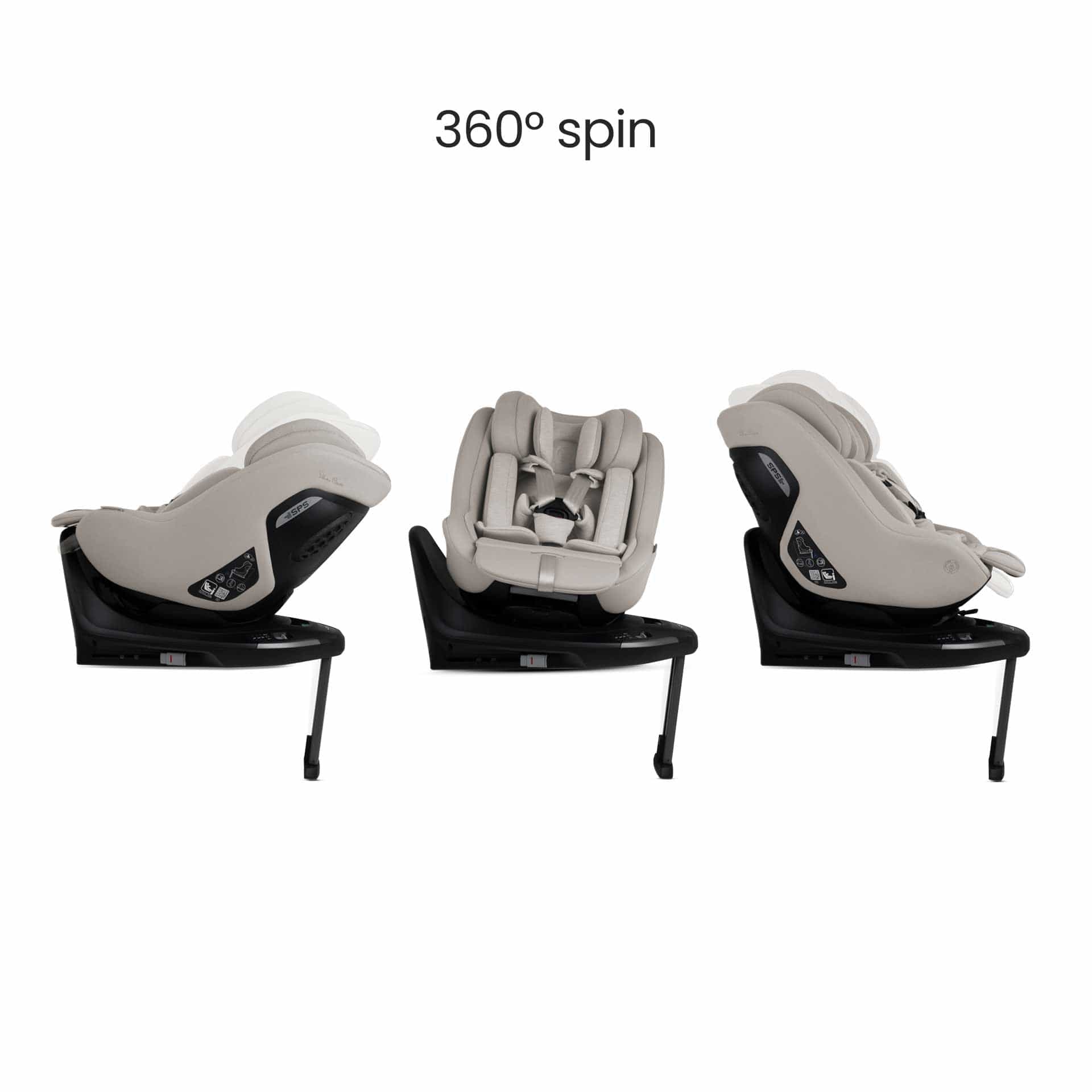 Silver Cross Approach Plus 360 Car Seat in Natural Beige Combination Car Seats