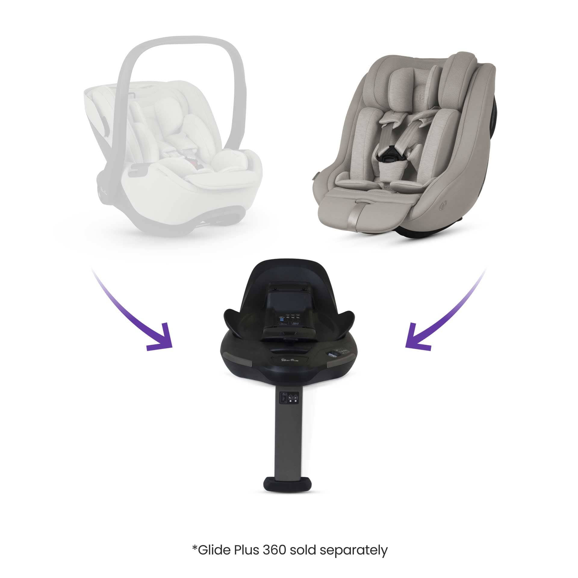 Silver Cross Approach Plus 360 Car Seat in Natural Beige Combination Car Seats