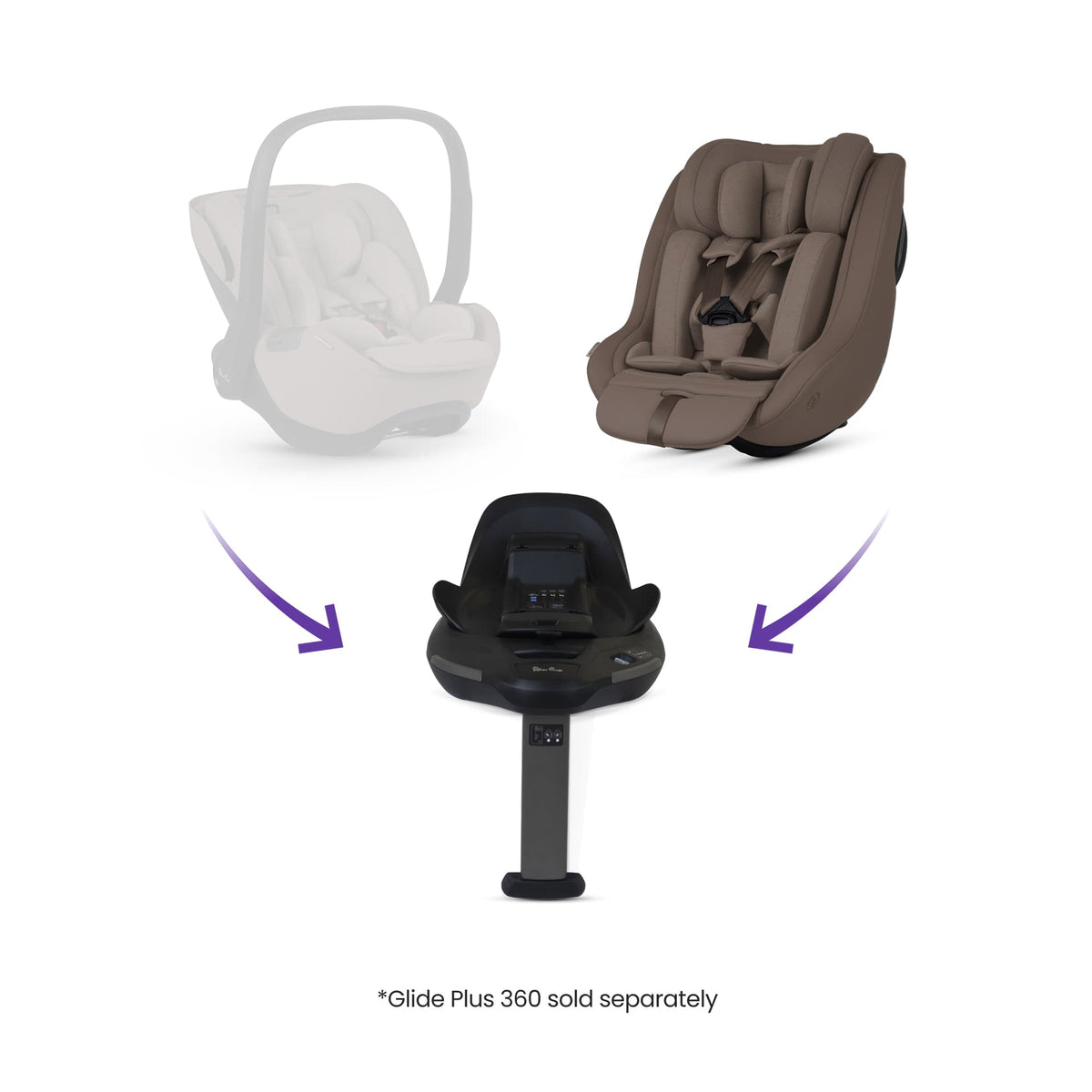 Silver Cross Approach Plus 360 Car Seat in Timeless Cocoa Combination Car Seats
