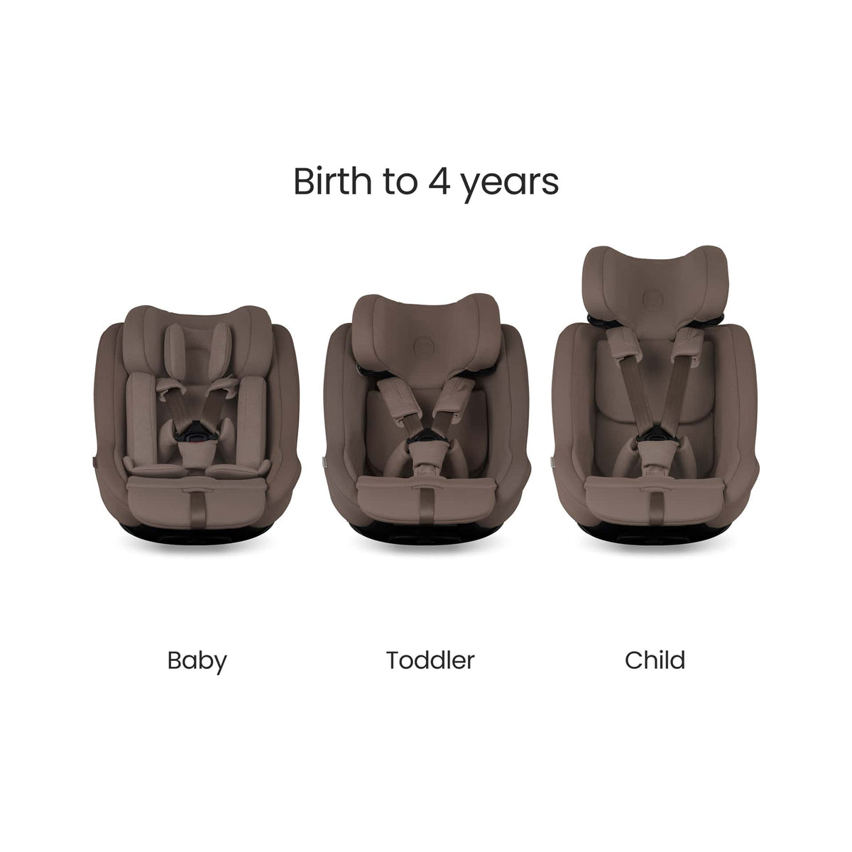 Silver Cross Approach Plus 360 Car Seat in Timeless Cocoa Combination Car Seats