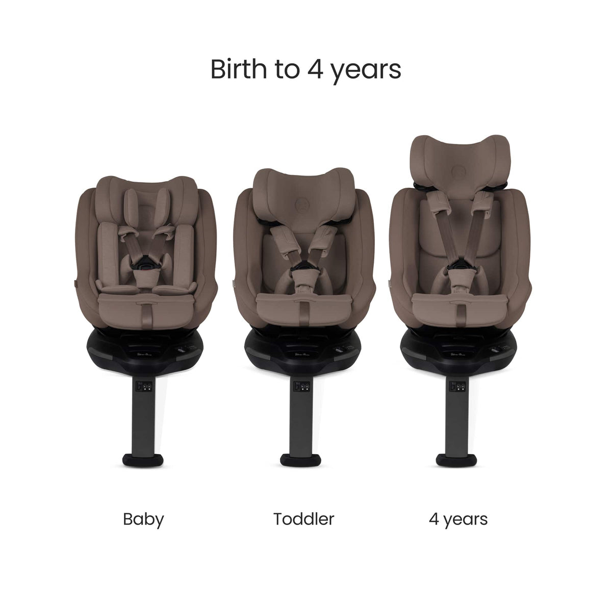 Silver Cross Approach Plus 360 Car Seat in Timeless Cocoa Combination Car Seats