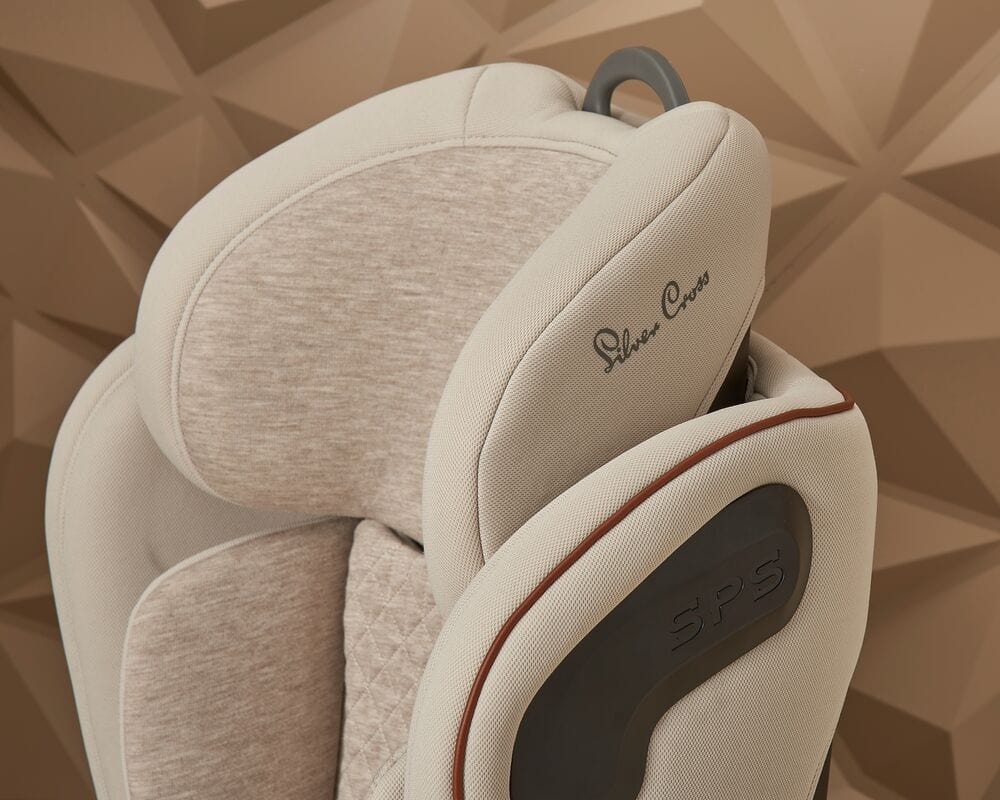 Silver Cross Discover i-Size in Almond Highback Booster Seats SX449.AM 5055836925565