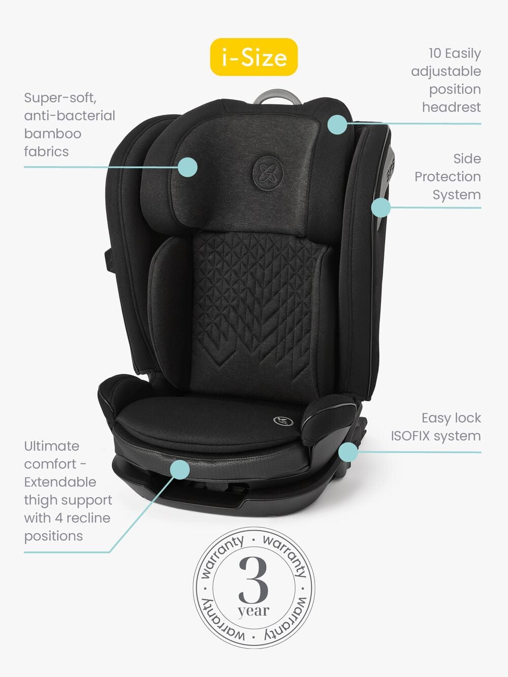 Silver Cross Discover i-Size in Space Highback Booster Seats SX449.SP 5055836925589