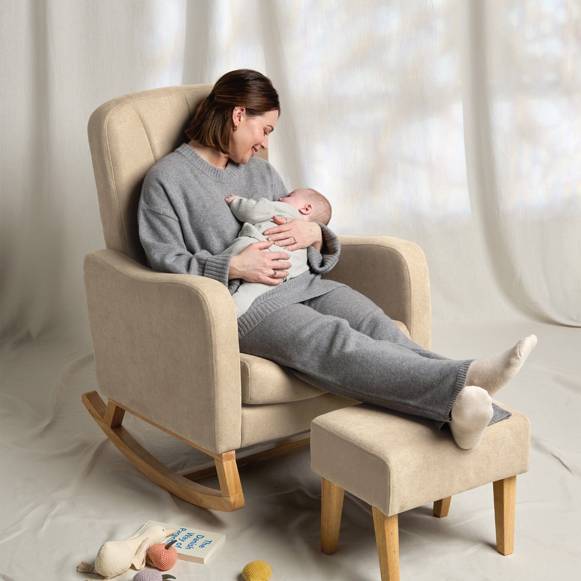 Silver Cross Carmel Nursing Chair in Almond Nursing Chairs SX7047 5055836927781