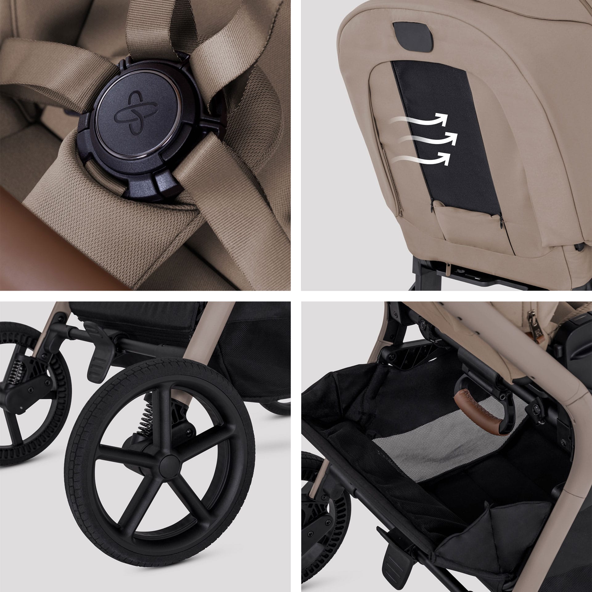Silver Cross Breez Pushchair in Champagne Pushchairs & Buggies IB.CP1 5055836934031
