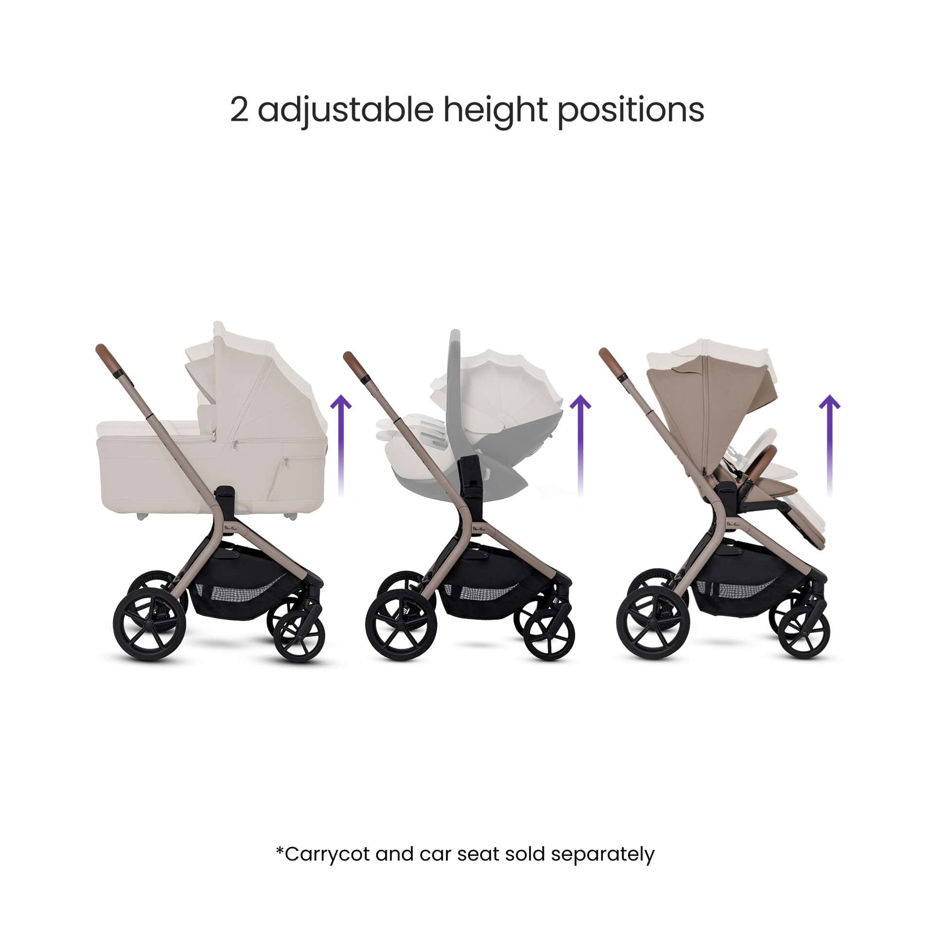 Silver Cross Breez Pushchair in Champagne Pushchairs & Buggies IB.CP1 5055836934031