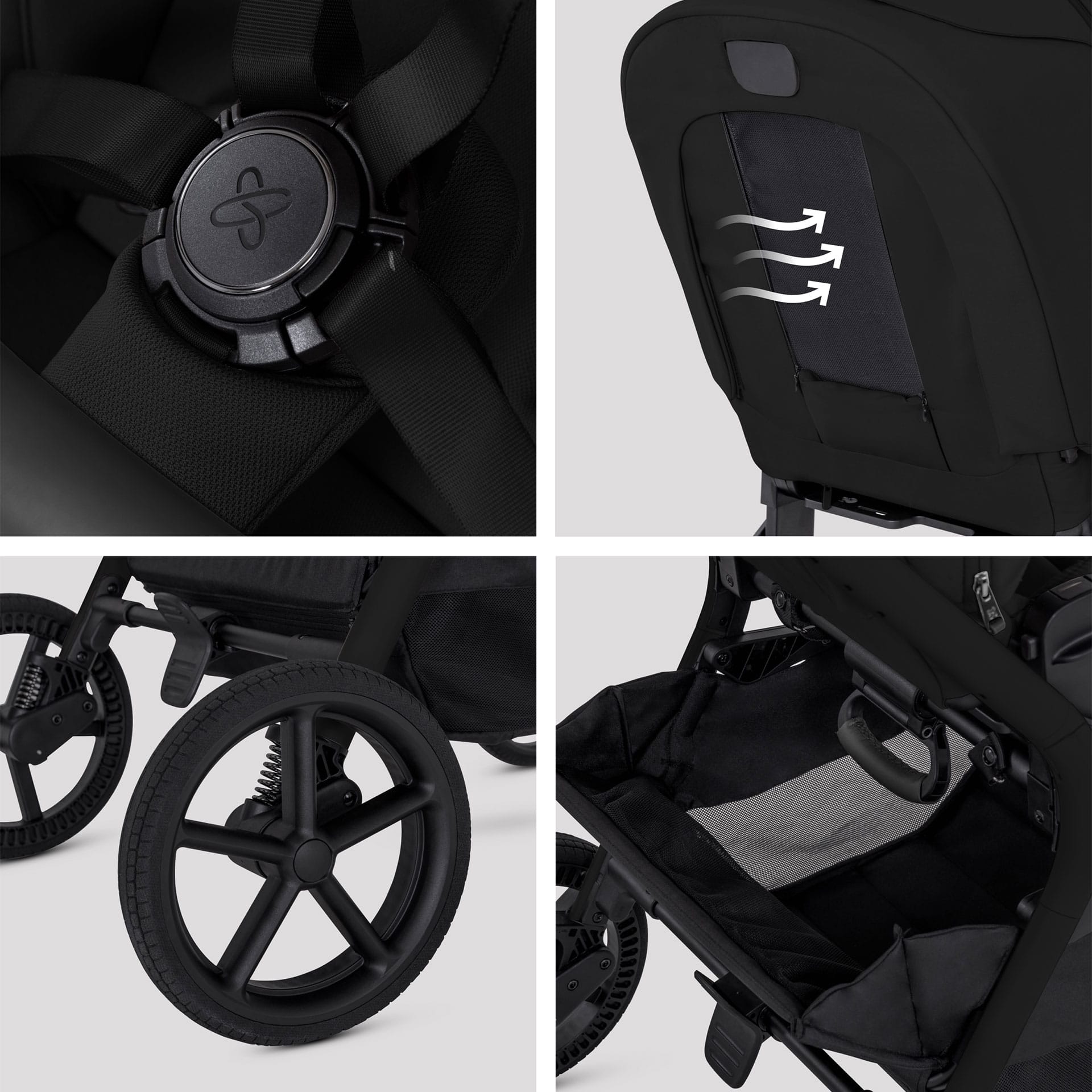 Silver Cross Breez Pushchair in Onyx Pushchairs & Buggies IB.OX1 5055836934055