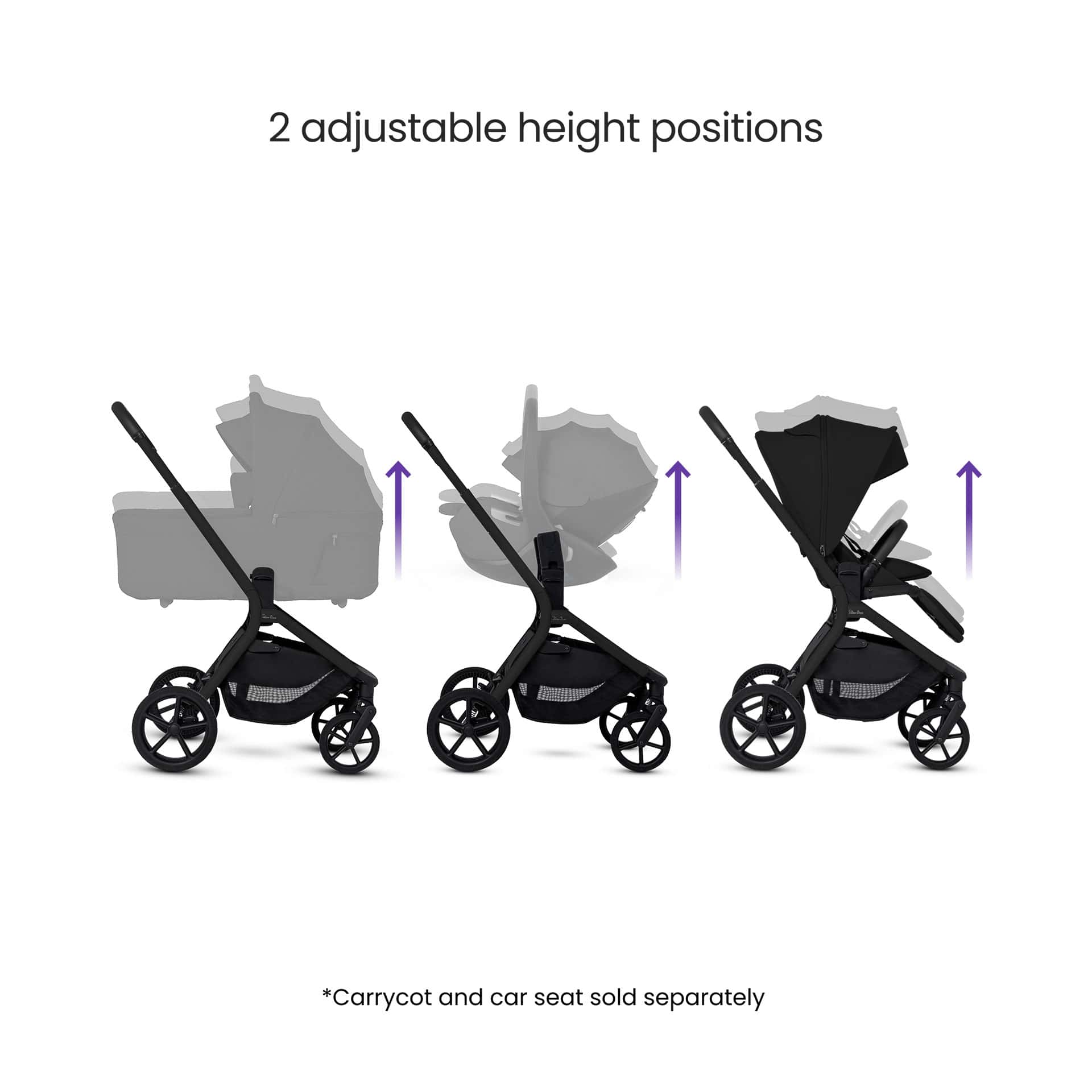 Silver Cross Breez Pushchair in Onyx Pushchairs & Buggies IB.OX1 5055836934055