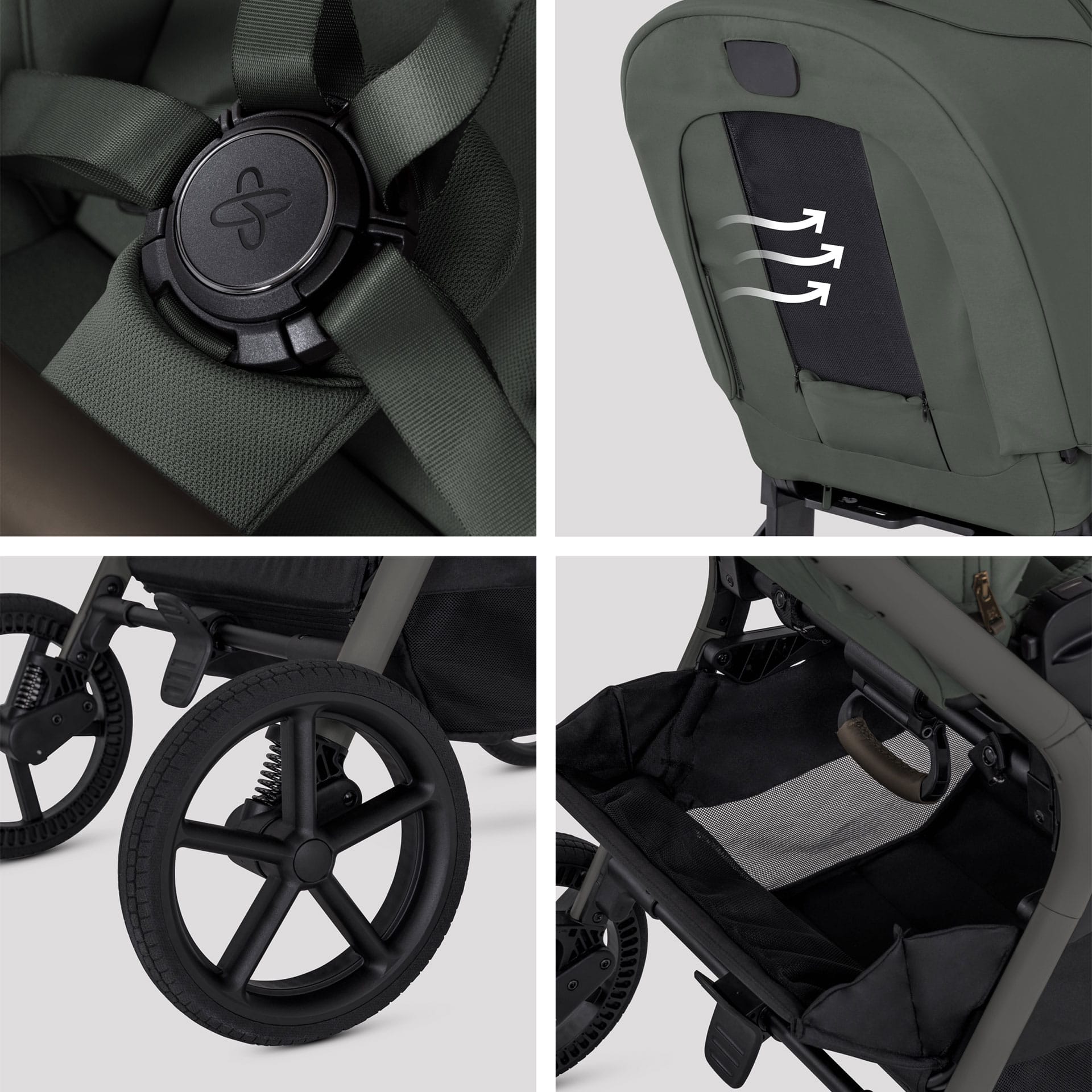 Silver Cross Breez Pushchair in Pewter Pushchairs & Buggies IB.PW1 5055836934062