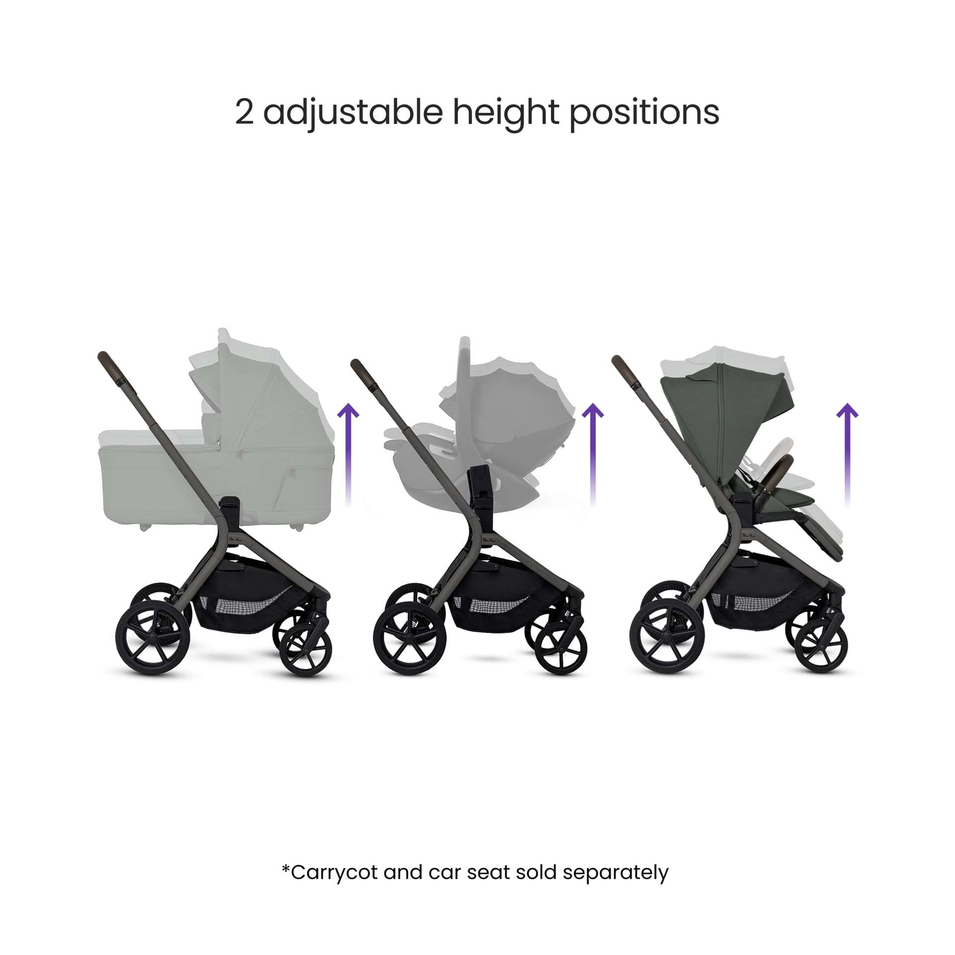 Silver Cross Breez Pushchair in Pewter Pushchairs & Buggies IB.PW1 5055836934062