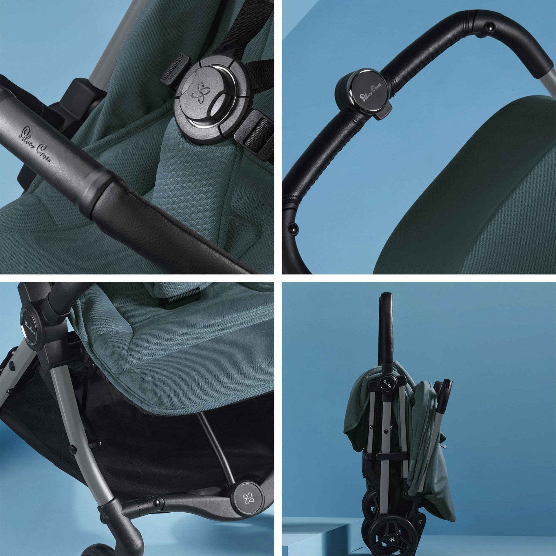 Silver Cross Jet Pushchair in Mineral - Main Image