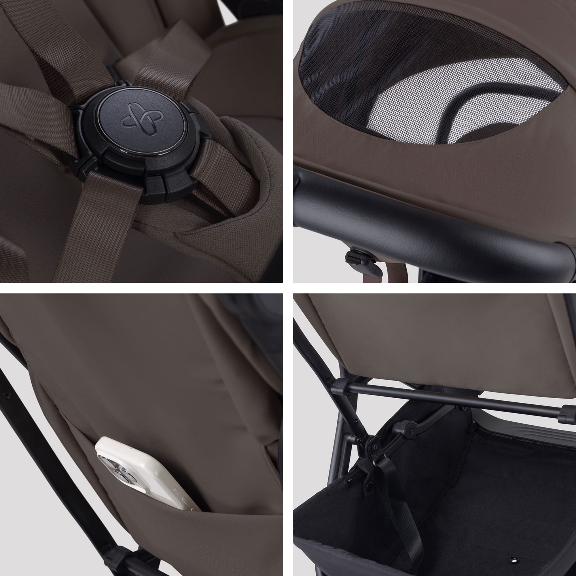 Silver Cross Nia Stroller in Chocolate Pushchairs & Buggies SX2347.CT 5055836933638