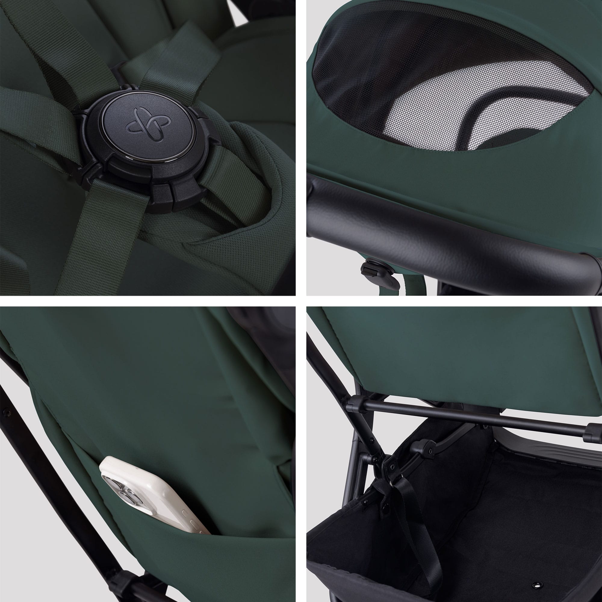 Silver Cross Nia Stroller in Conifer Pushchairs & Buggies SX2347.CF 5055836933836