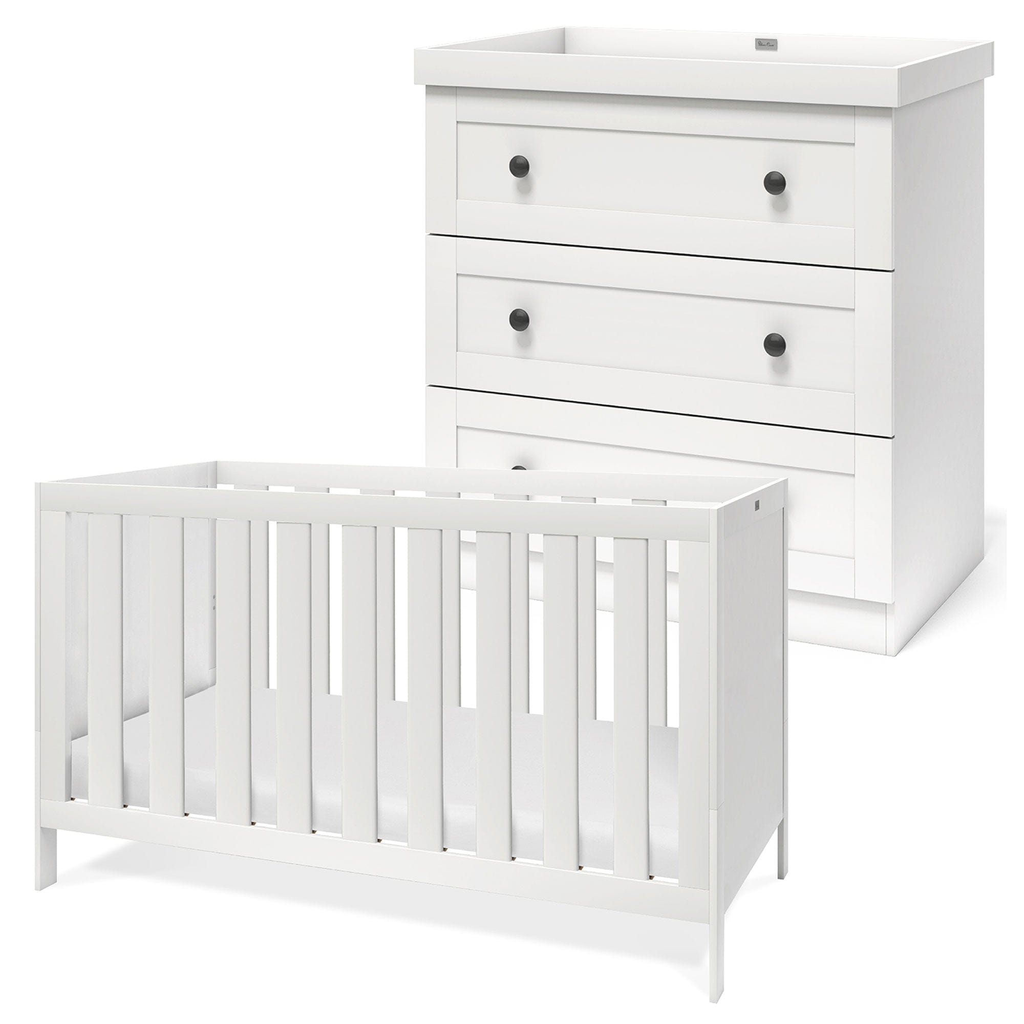 Silver Cross Bromley 2 Piece Dresser Room Set Silver Cross Roomsets