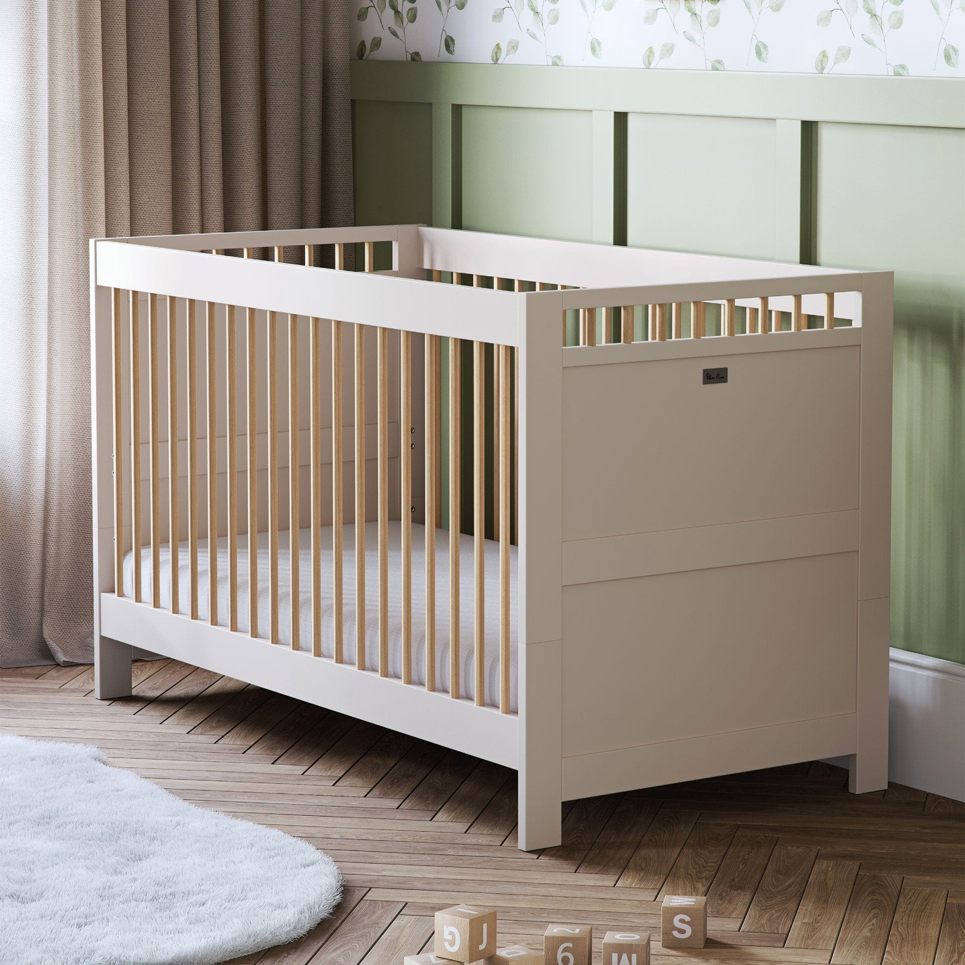 Silver Cross Seville 3 Piece Room Set in Cashmere Oak Silver Cross Roomsets