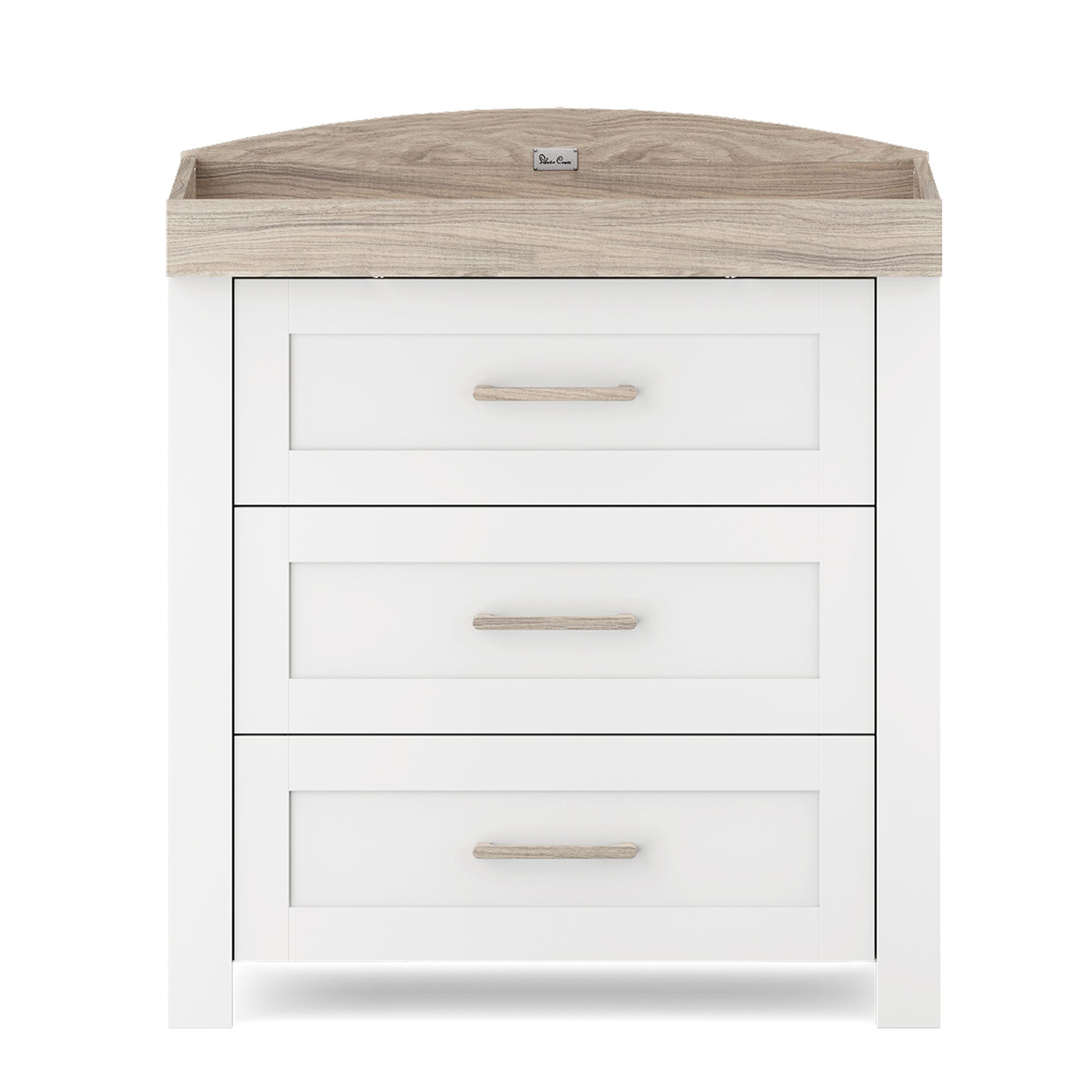 Silver Cross Valencia 2 Piece Dresser Room Set in White Ash Silver Cross Roomsets