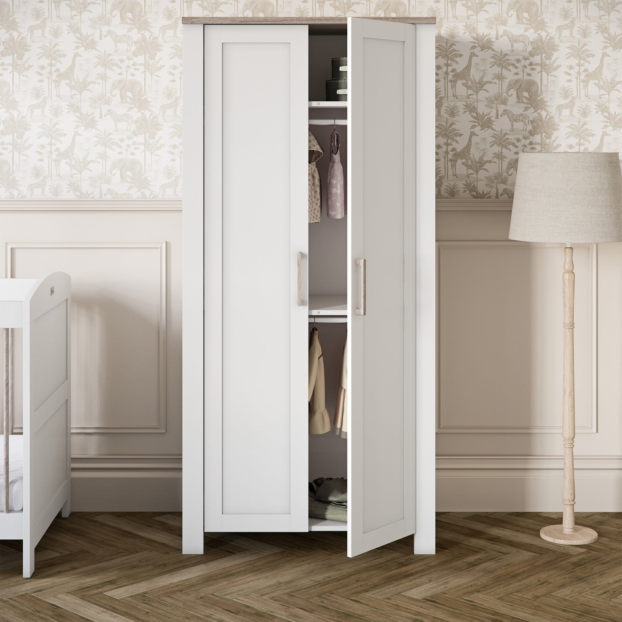 Silver Cross Valencia 3 Piece Room Set in White Ash Silver Cross Roomsets