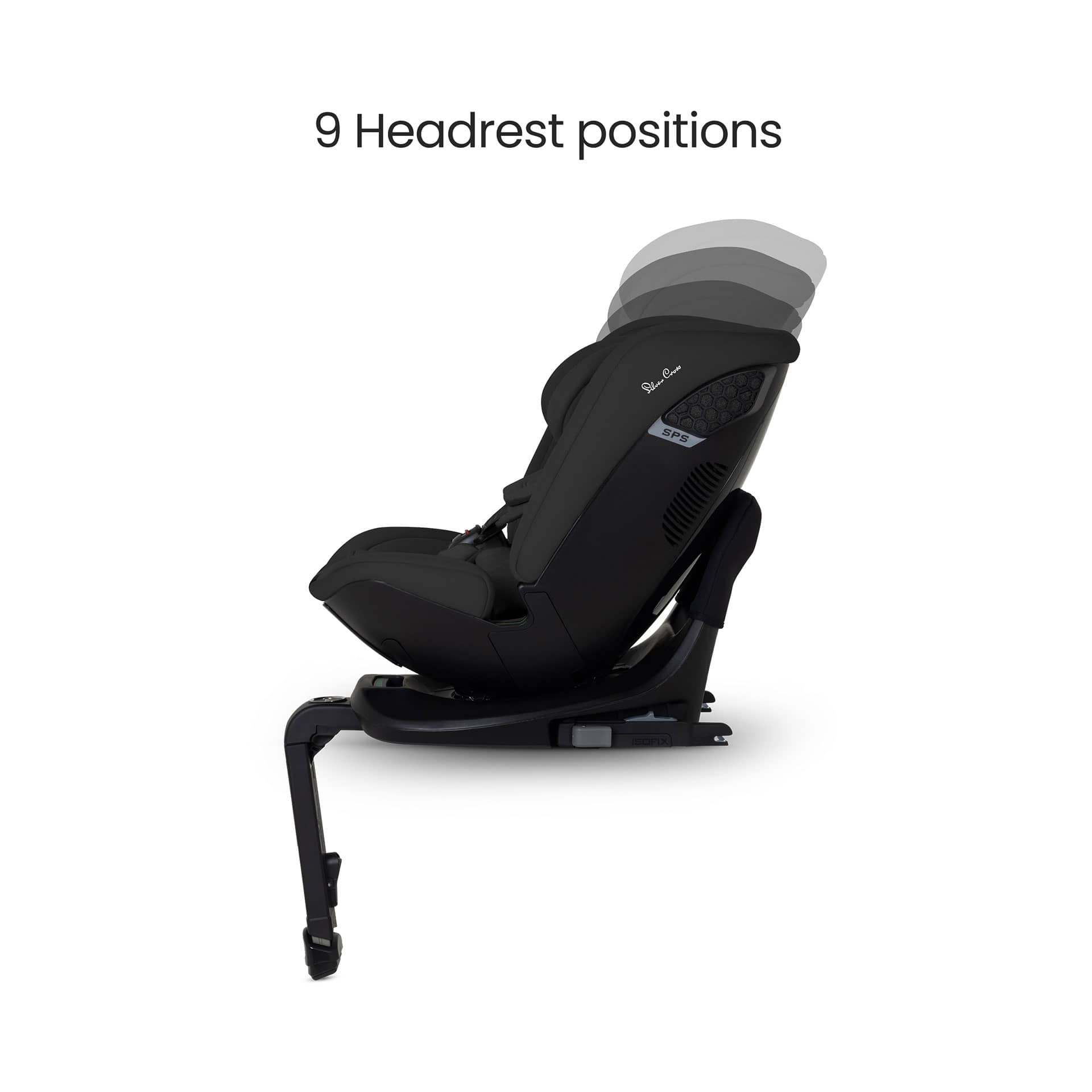 Silver Cross Motion 3 All Size 360 Car Seat in Iconic Black Toddler Car Seats SX461.IB 5055836934864