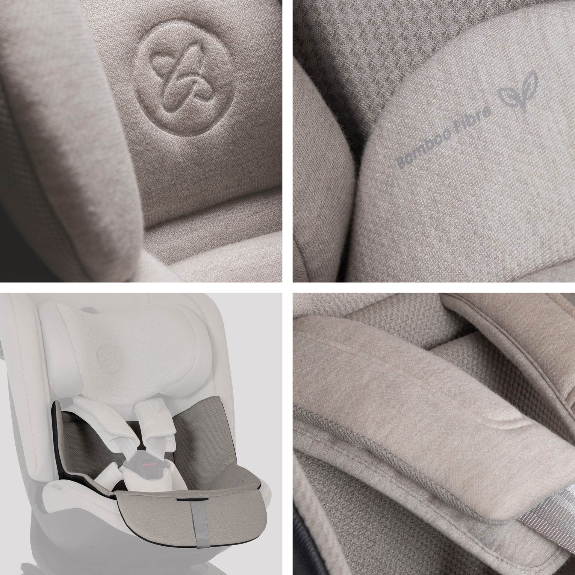 Silver Cross Motion 3 All Size 360 Car Seat in Natural Taupe Toddler Car Seats SX461.NT 5055836934871